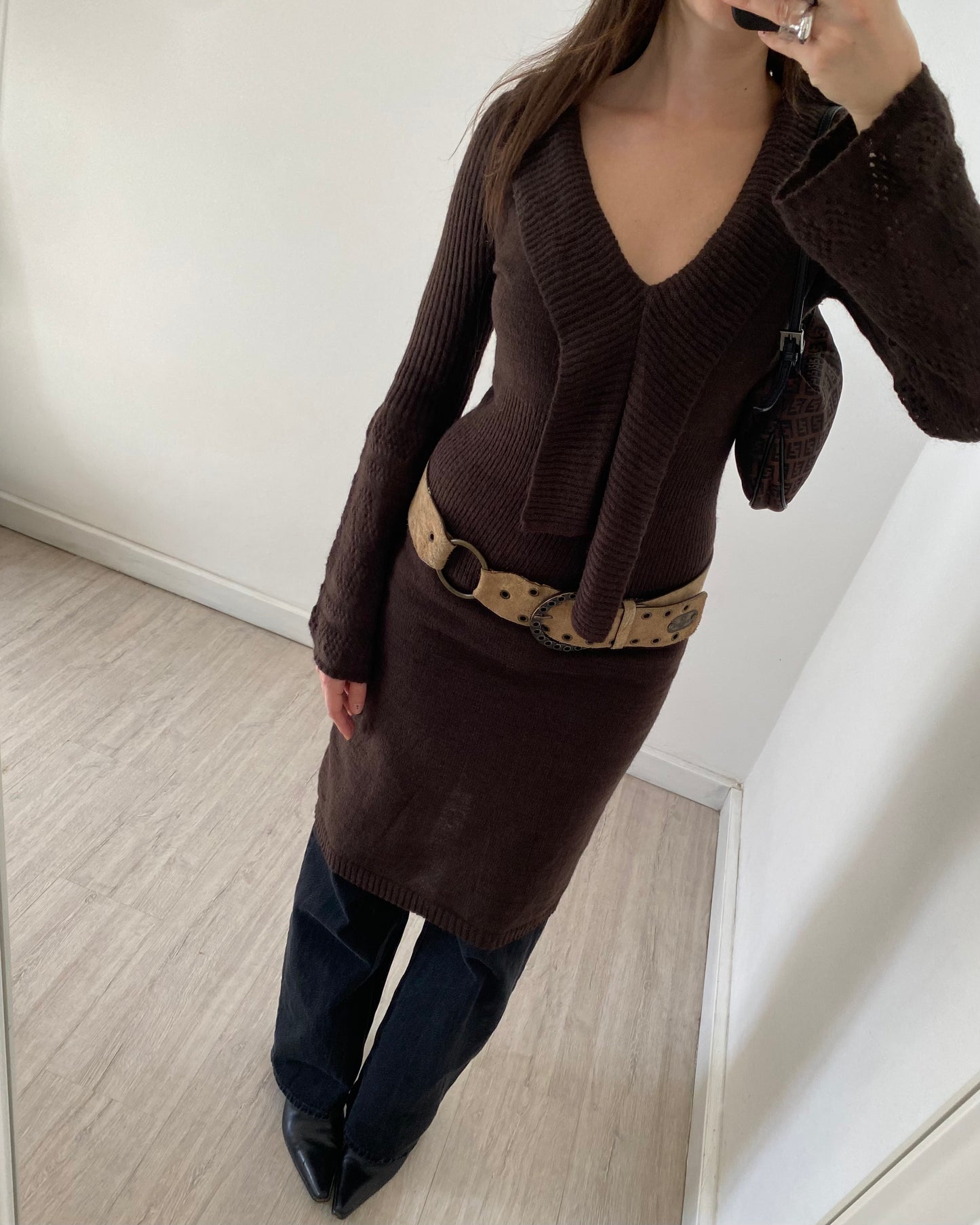 Mohair knit dress