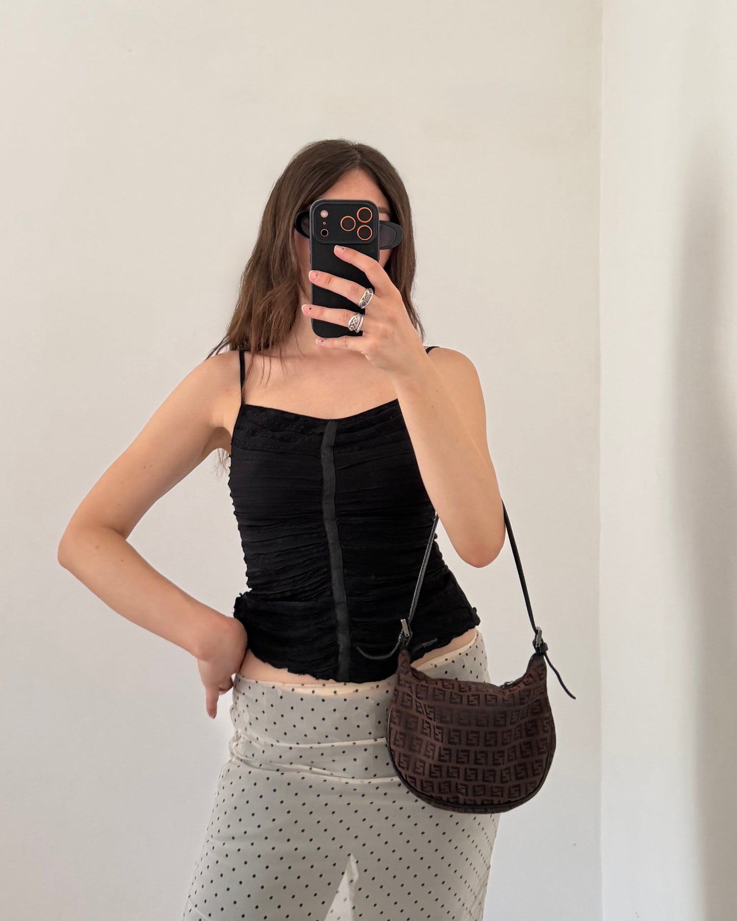 y2k ruched top