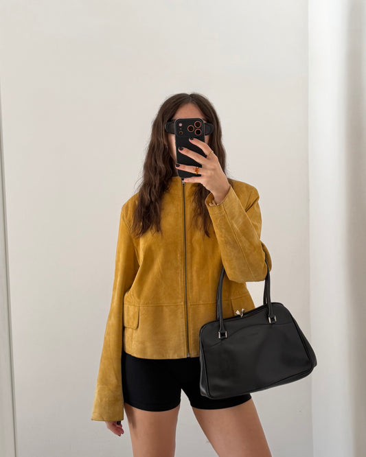 Senape suede jacket