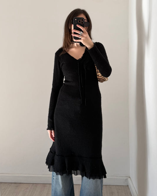 Mohair midi dress