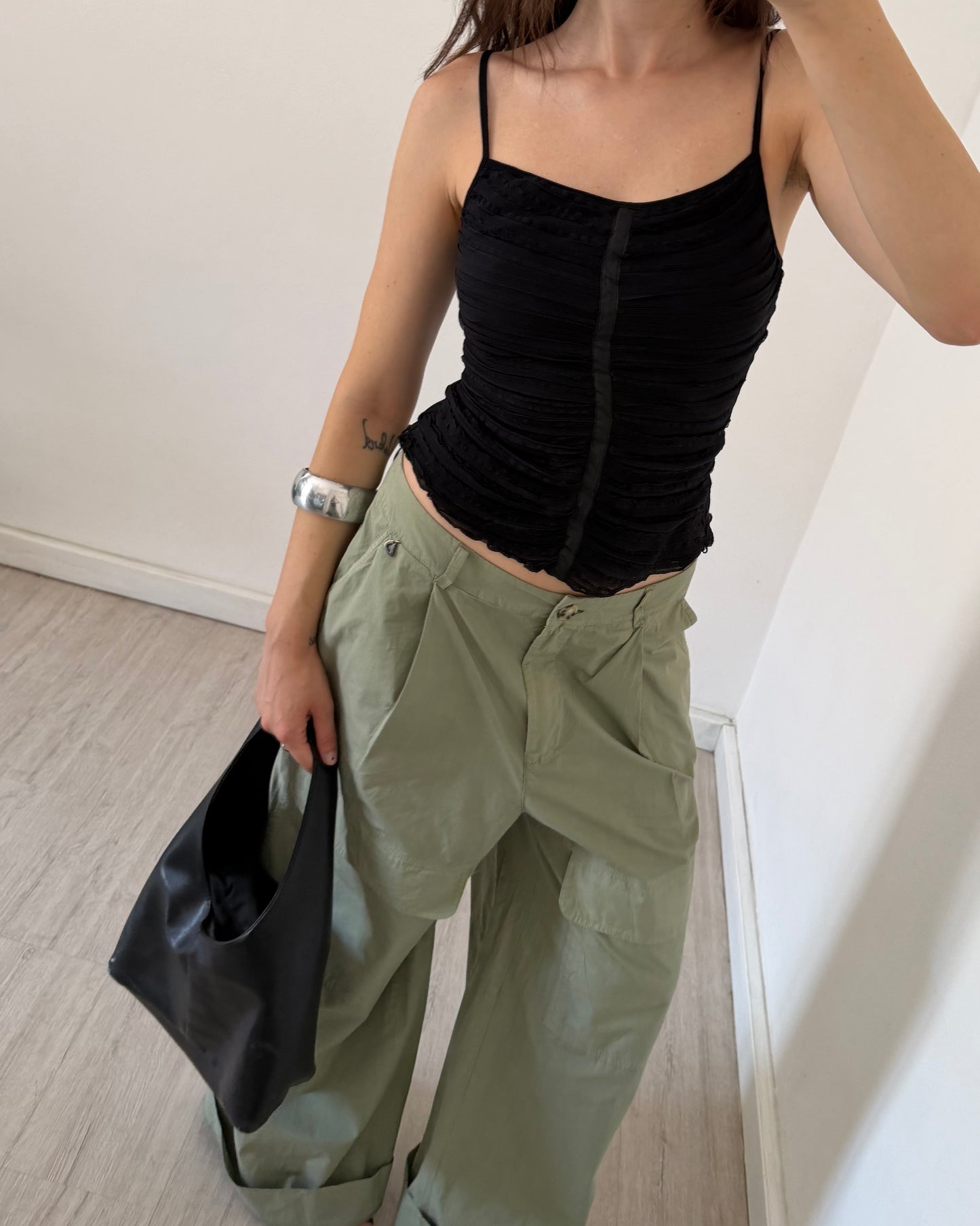 y2k ruched top