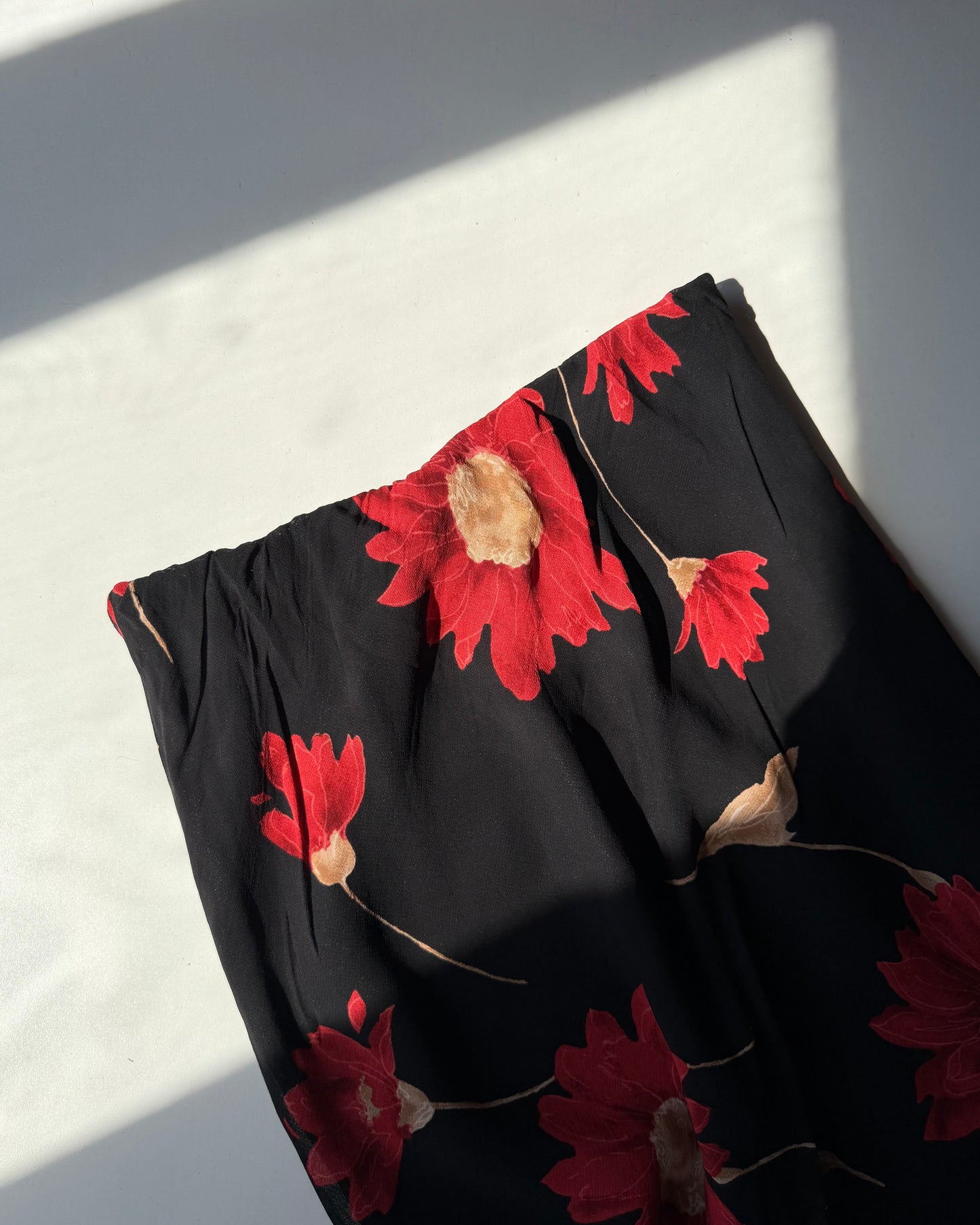 00s floral midi skirt