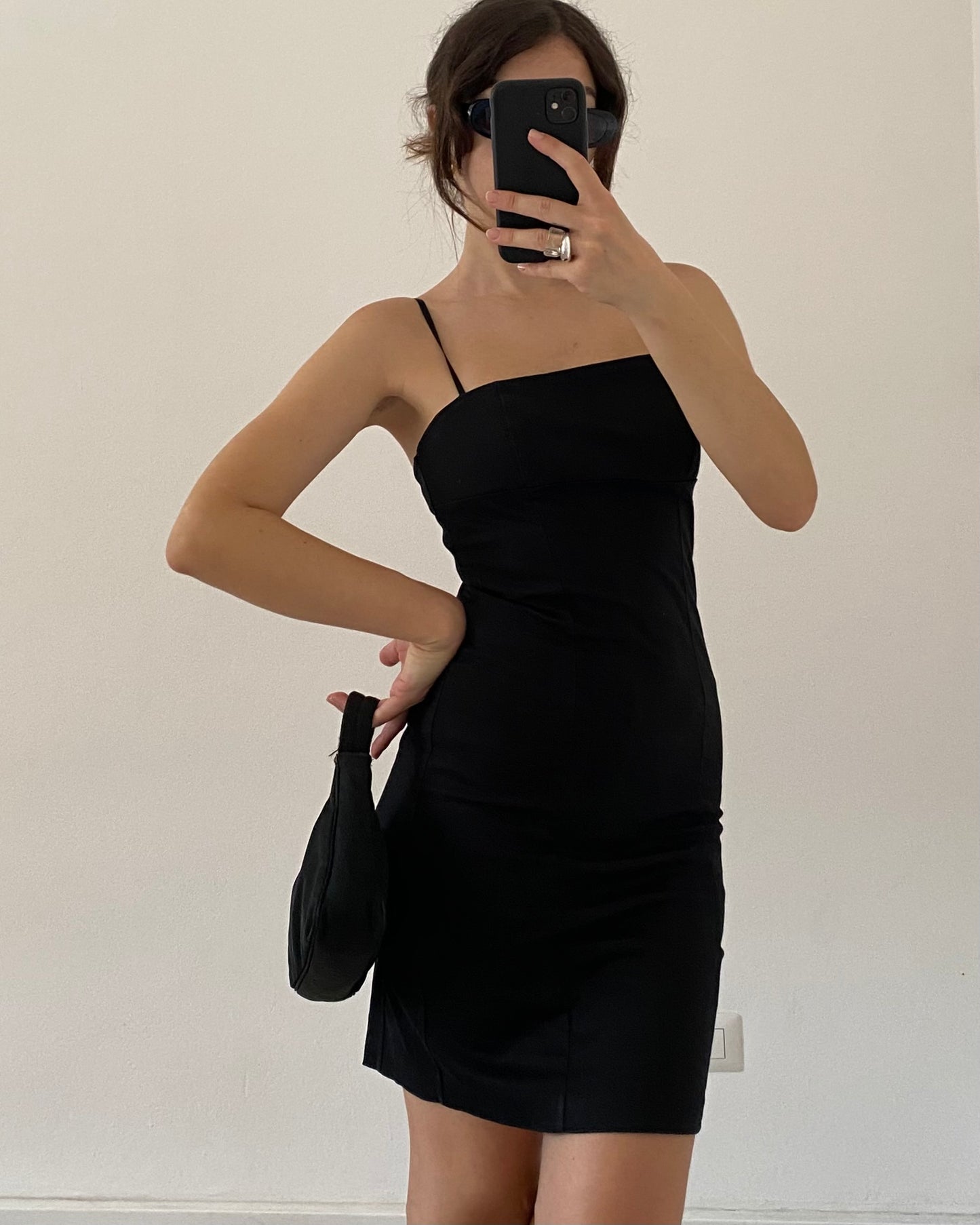 00s black tube dress