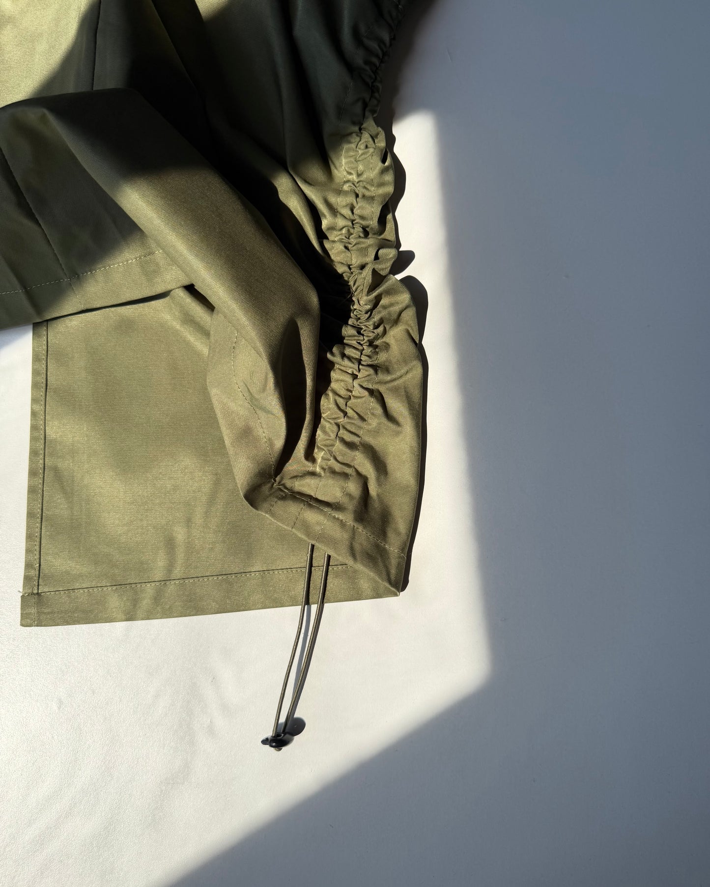 Cargo skirt with drawstrings