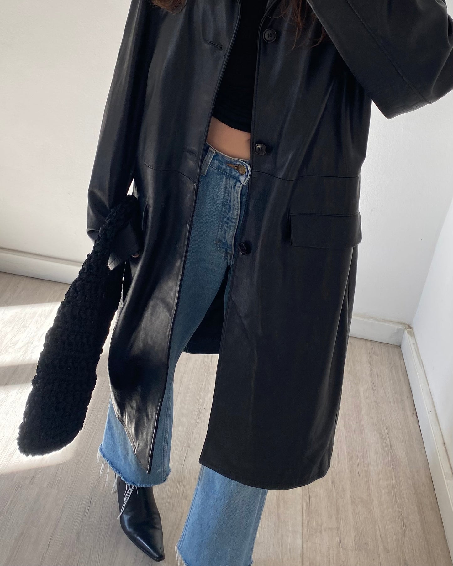 90s leather jacket