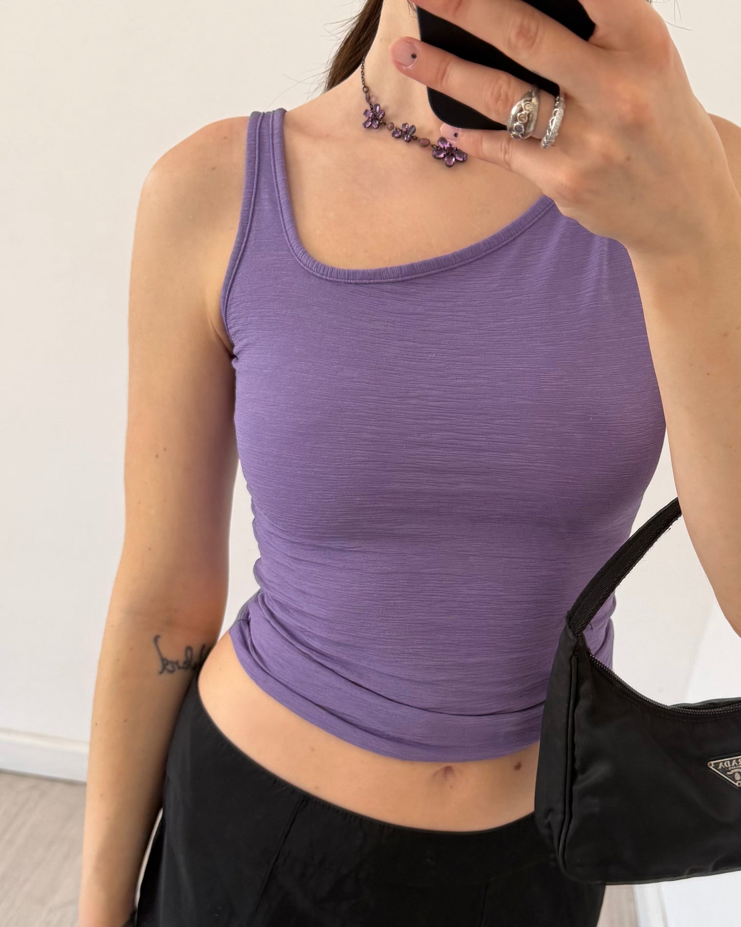 y2k lilac top