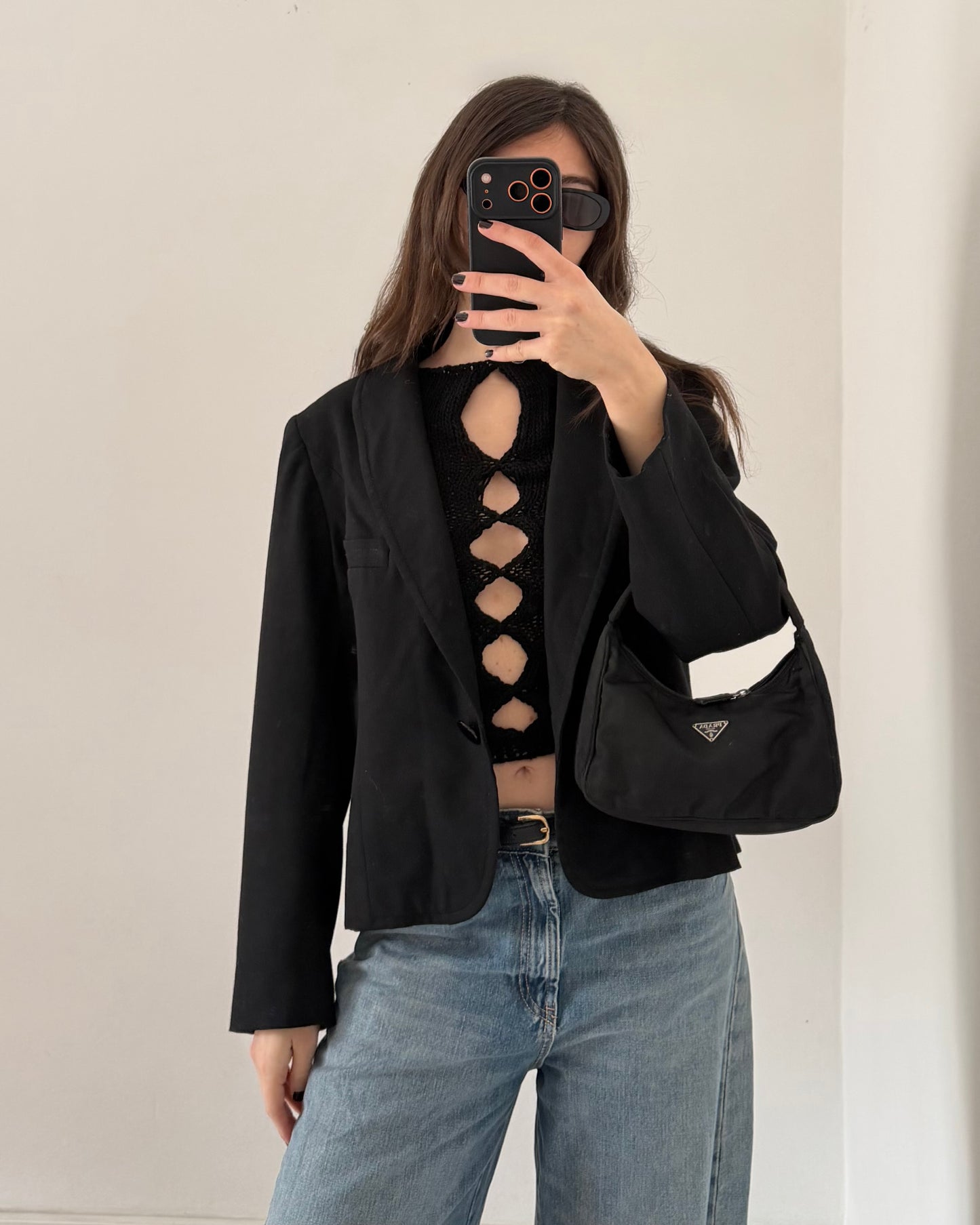90s cropped blazer