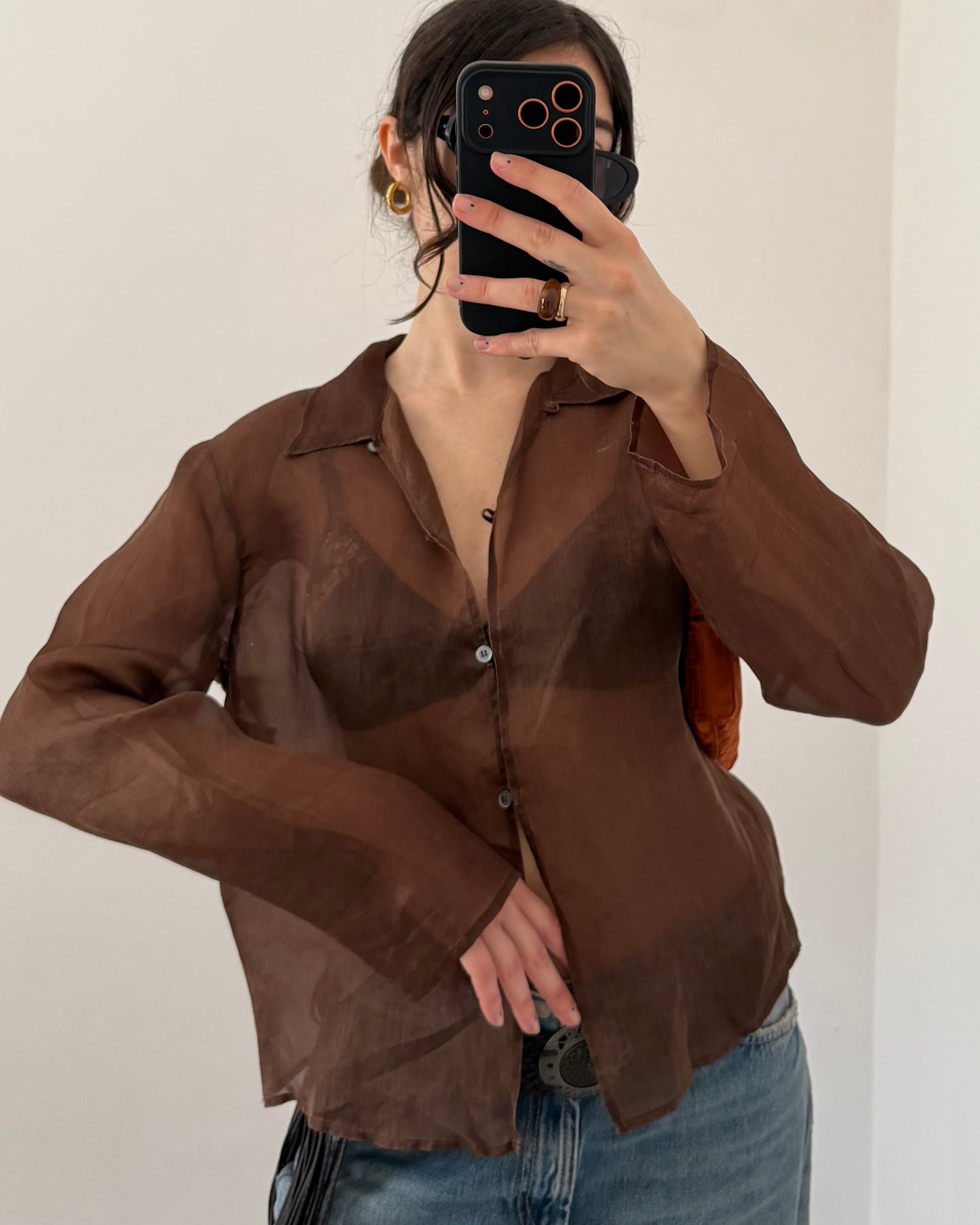 Marella silk buttoned shirt