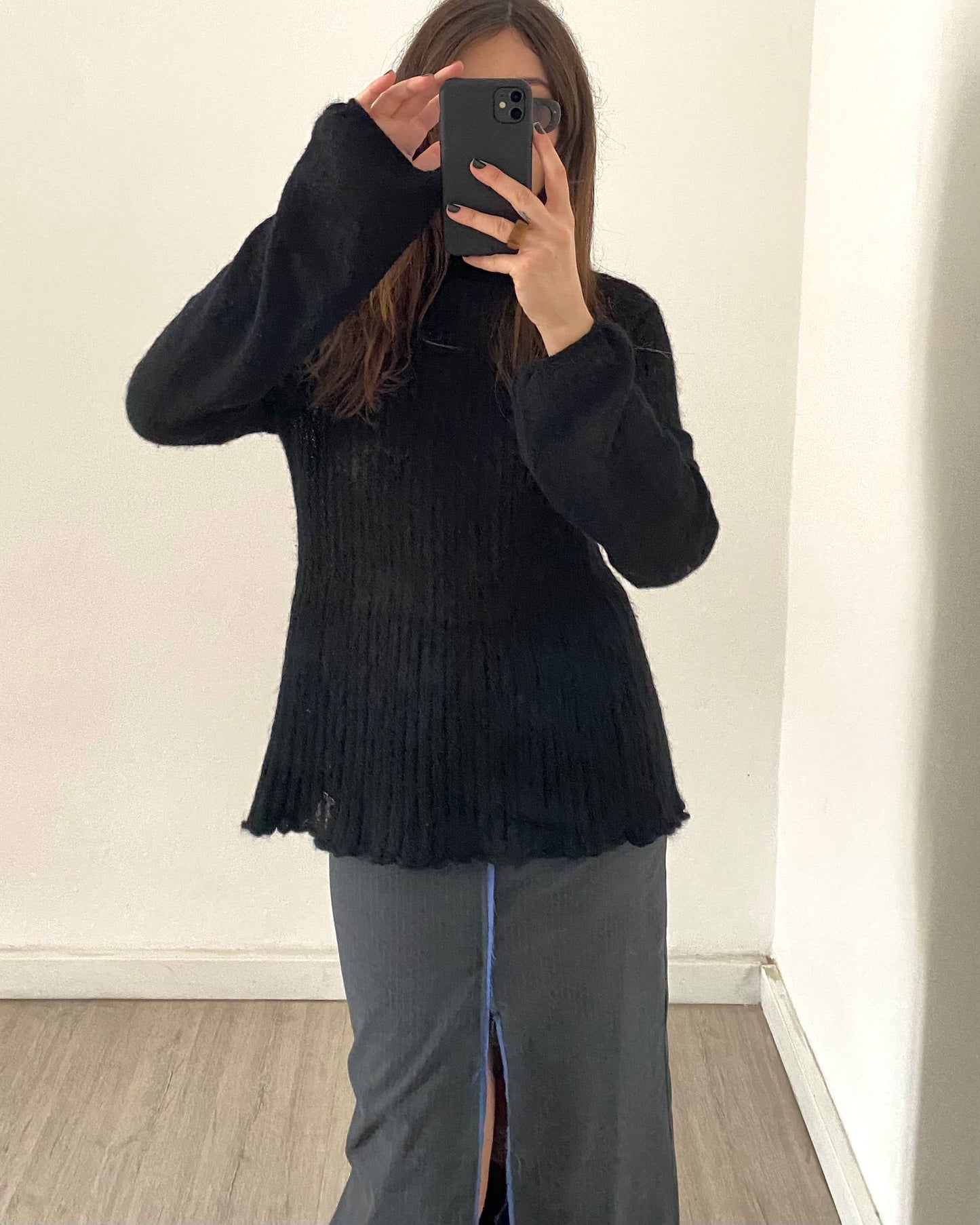 Costume National mohair knit top