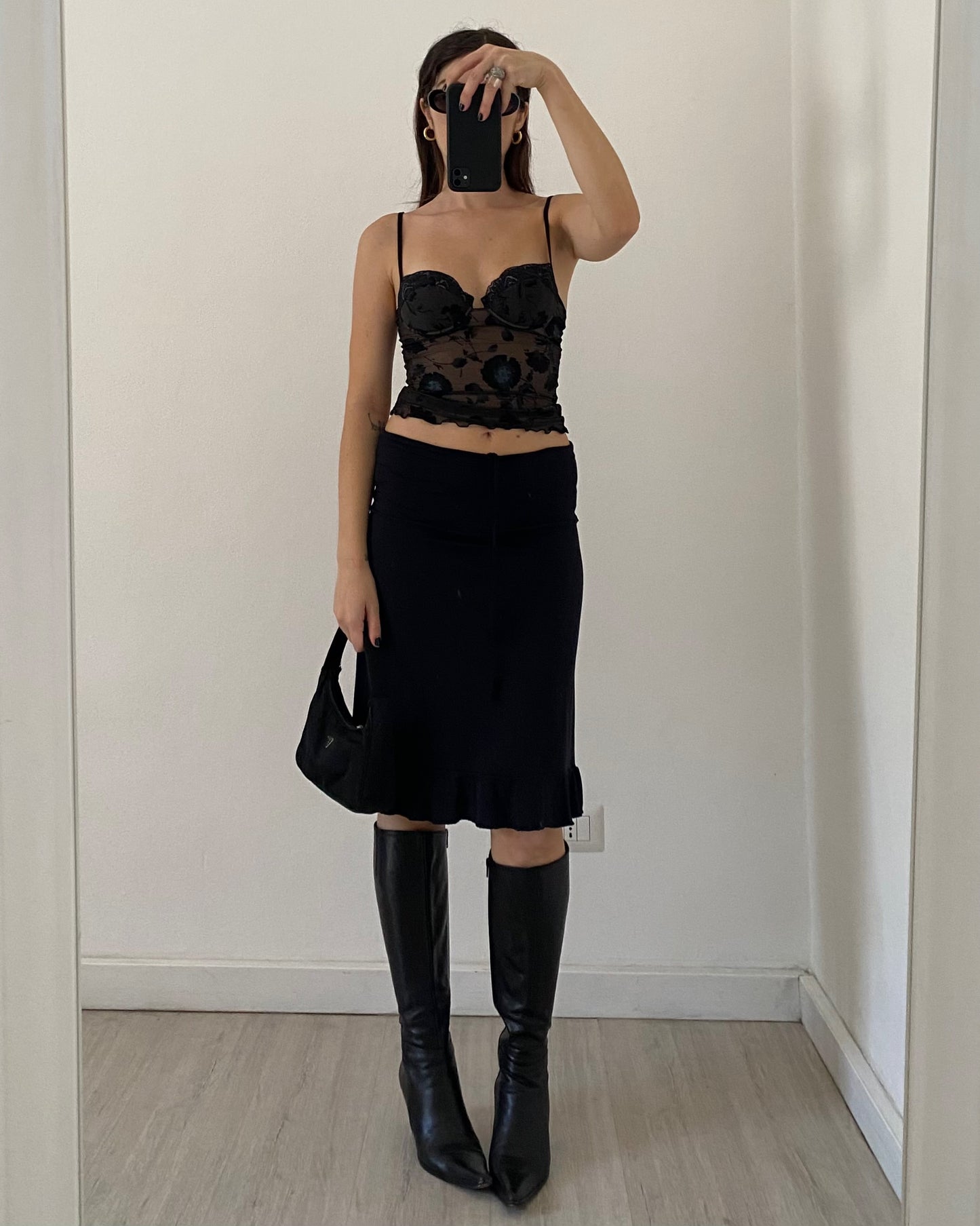 90s vintage sheer corset