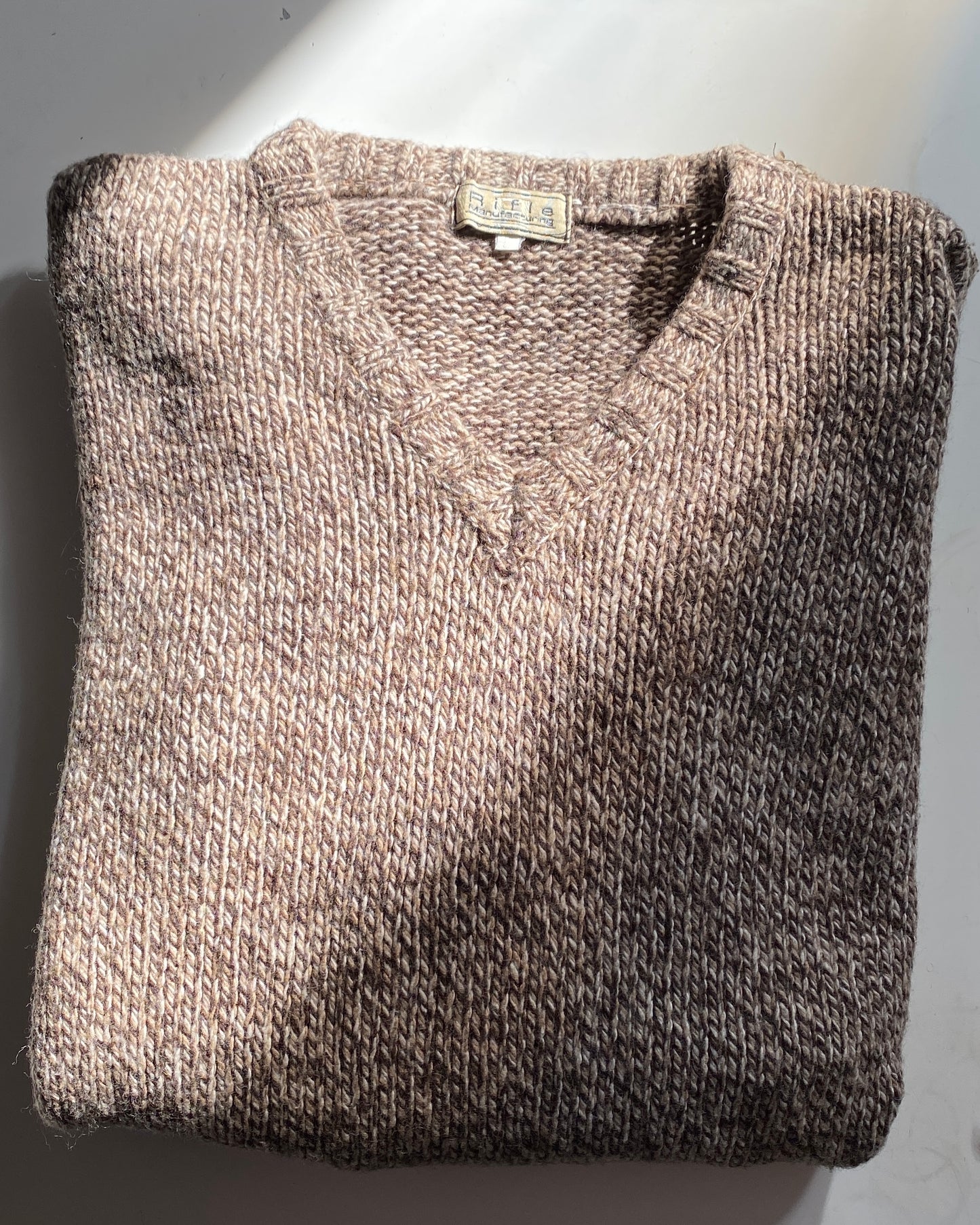 Wool v-neck jumper