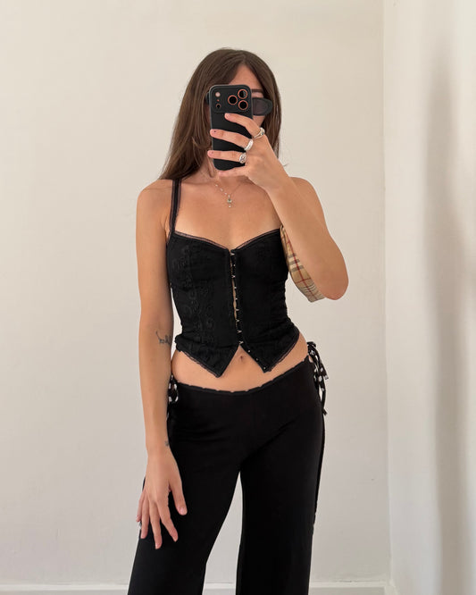 00s lace corset top