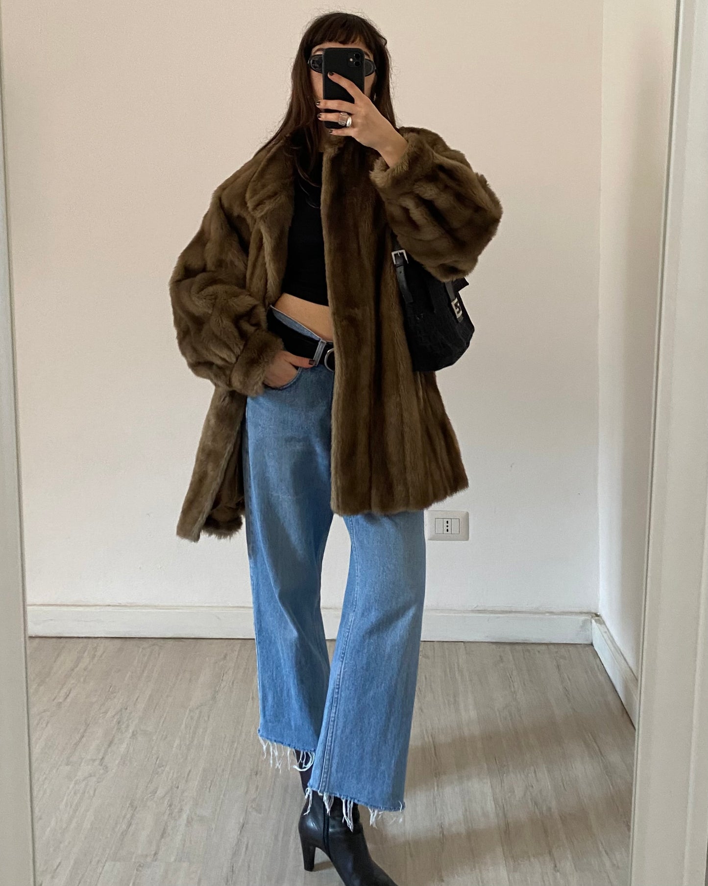 Vintage faux fur