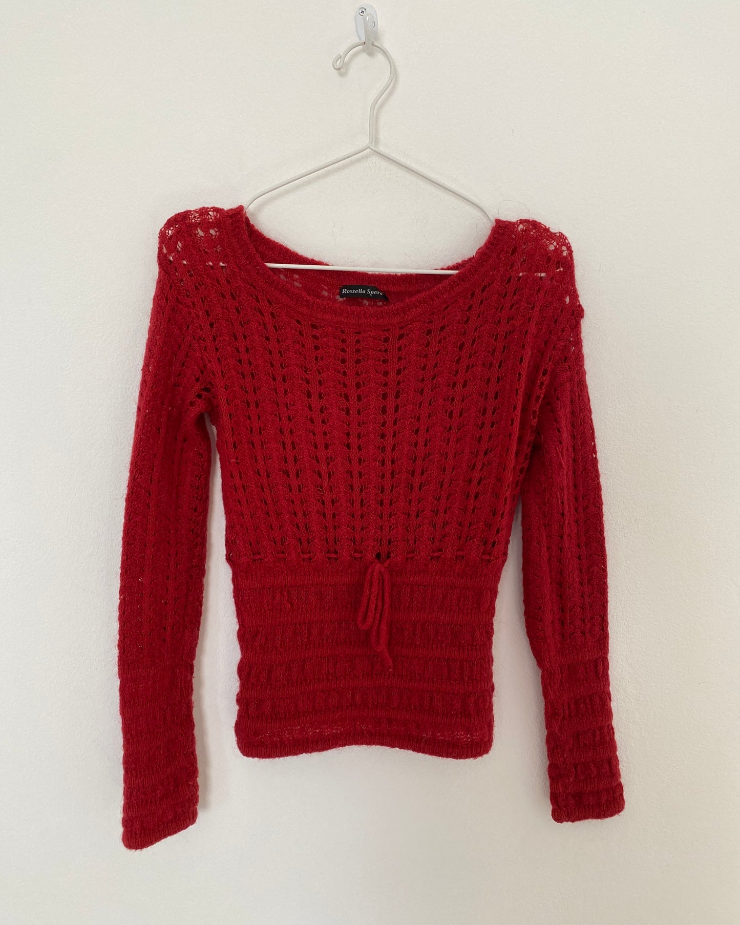 Knitted mohair top