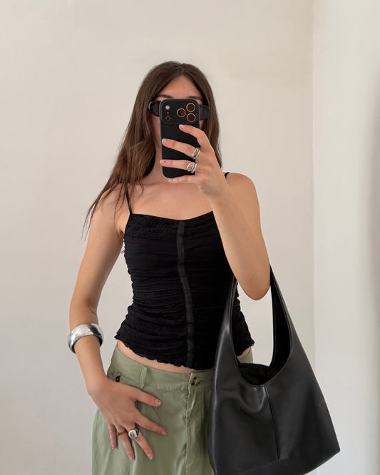 y2k ruched top