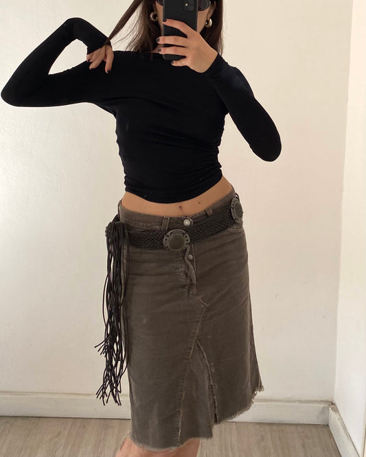 Levi’s cord skirt