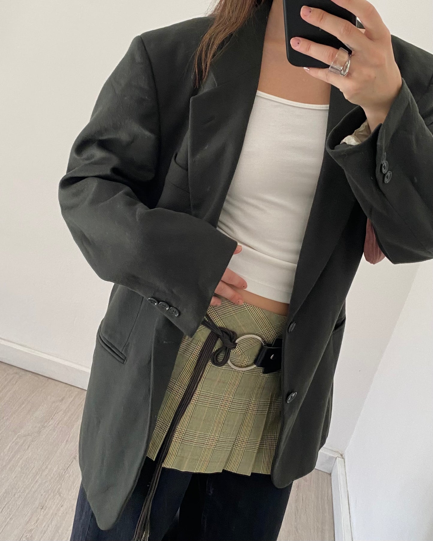 Cashmere and wool blazer