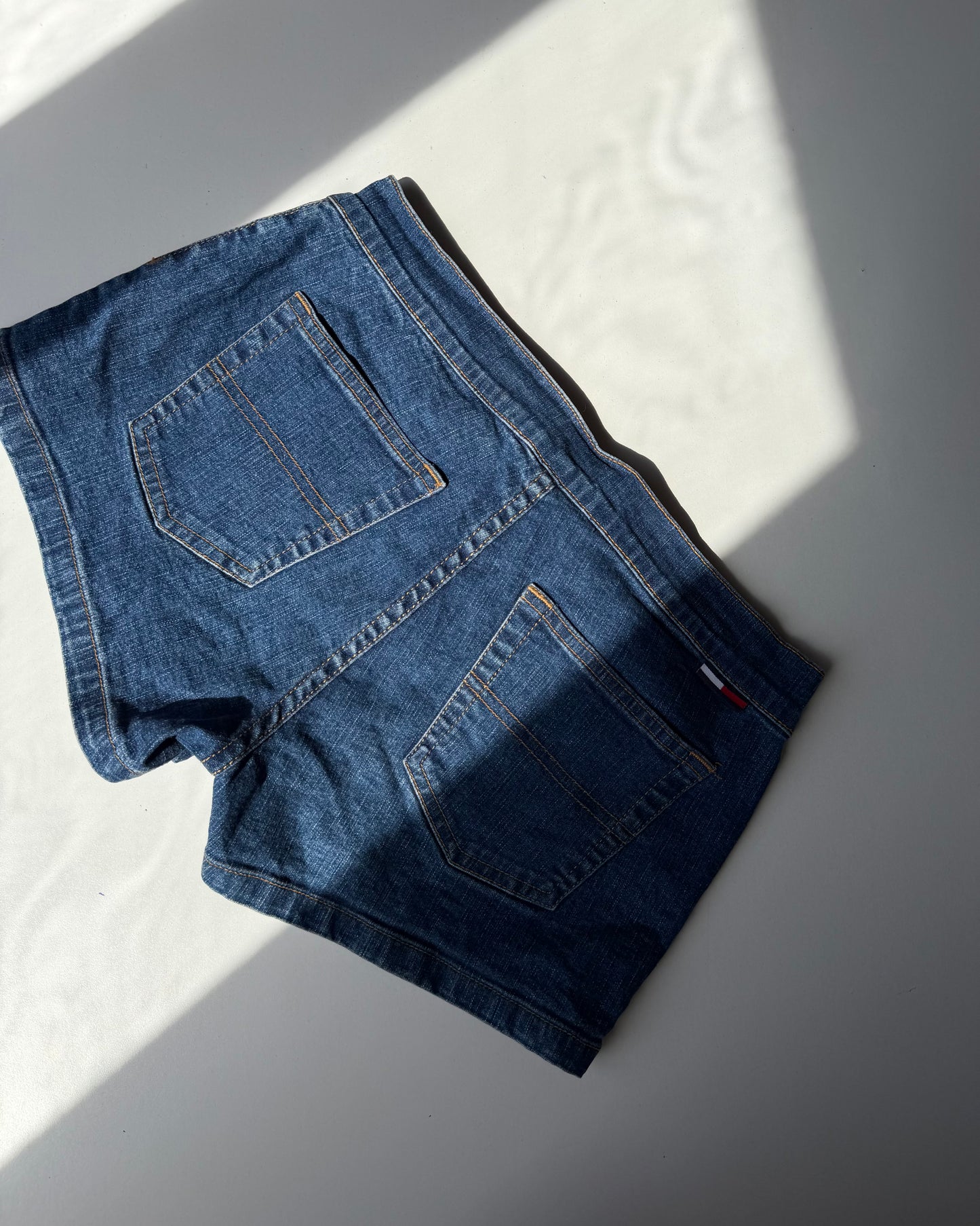 00s Tommy Hilfiger denim micro shorts