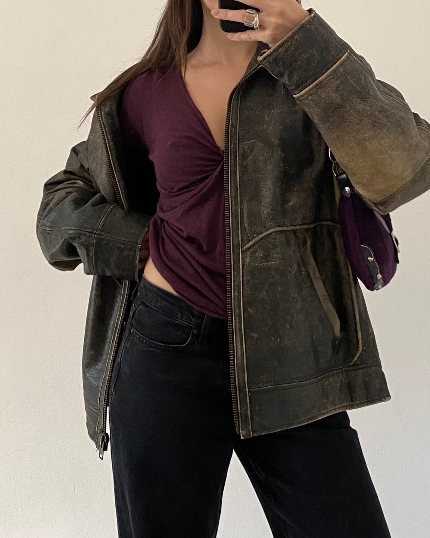 Cashmere&silk knit top