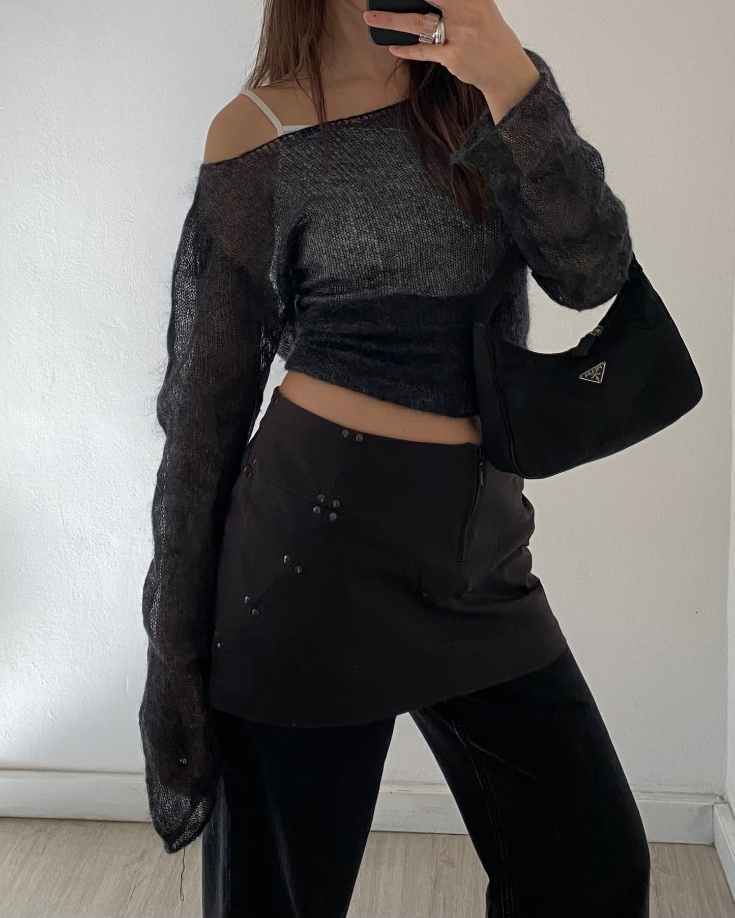 Plein Sud studded mini skirt