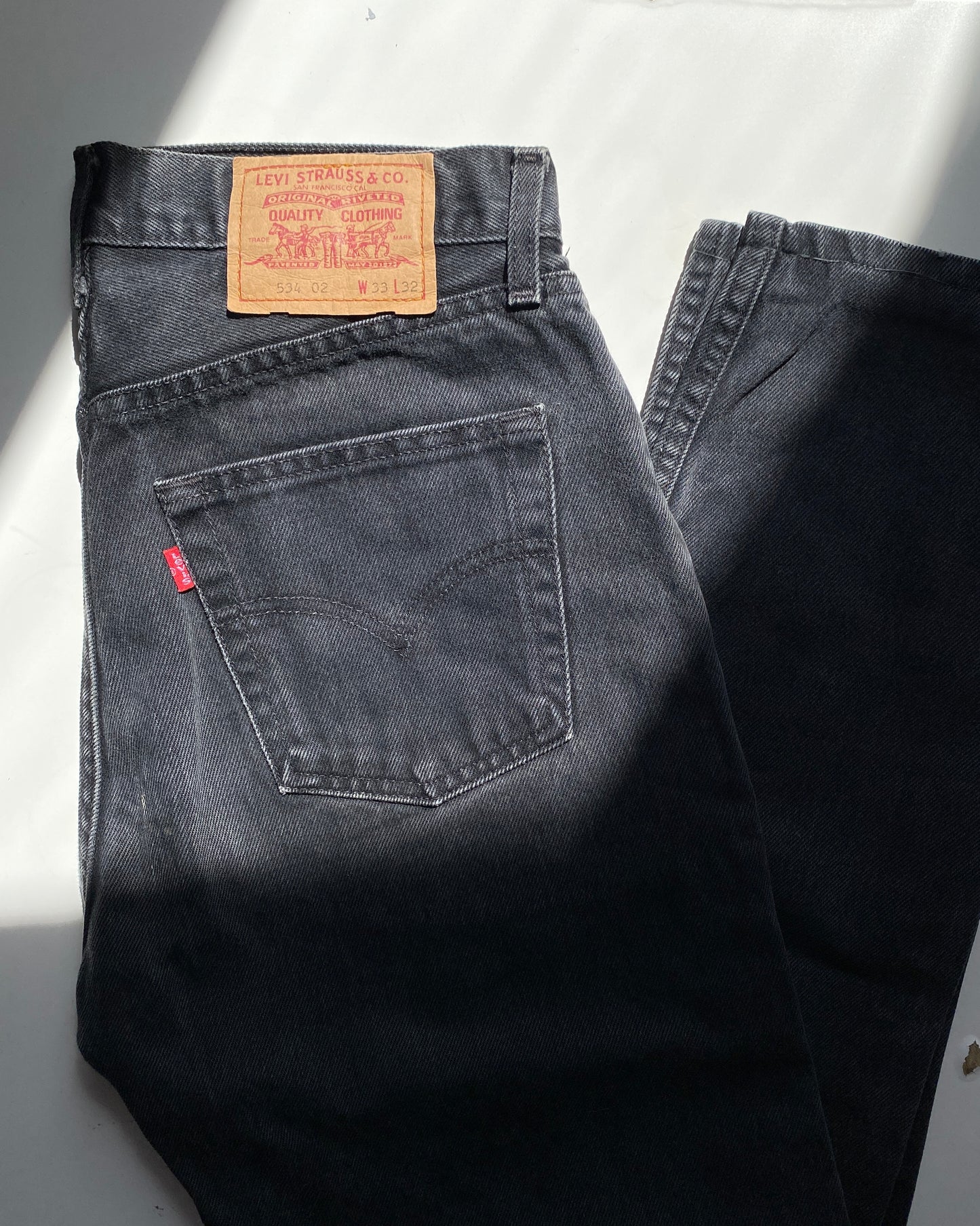 Levi’s 534 jeans -washed black-