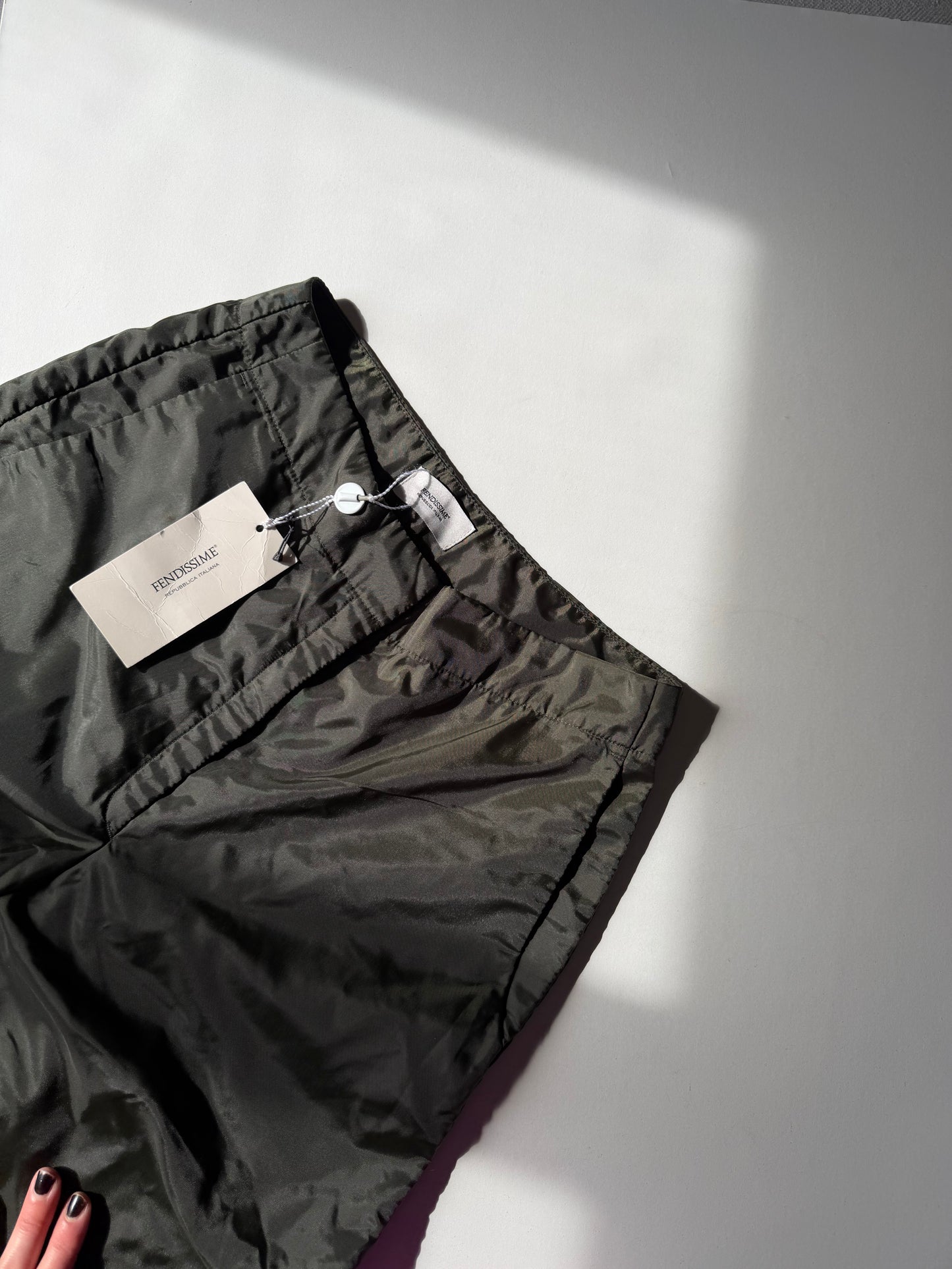 Fendissime by Fendi nylon trousers