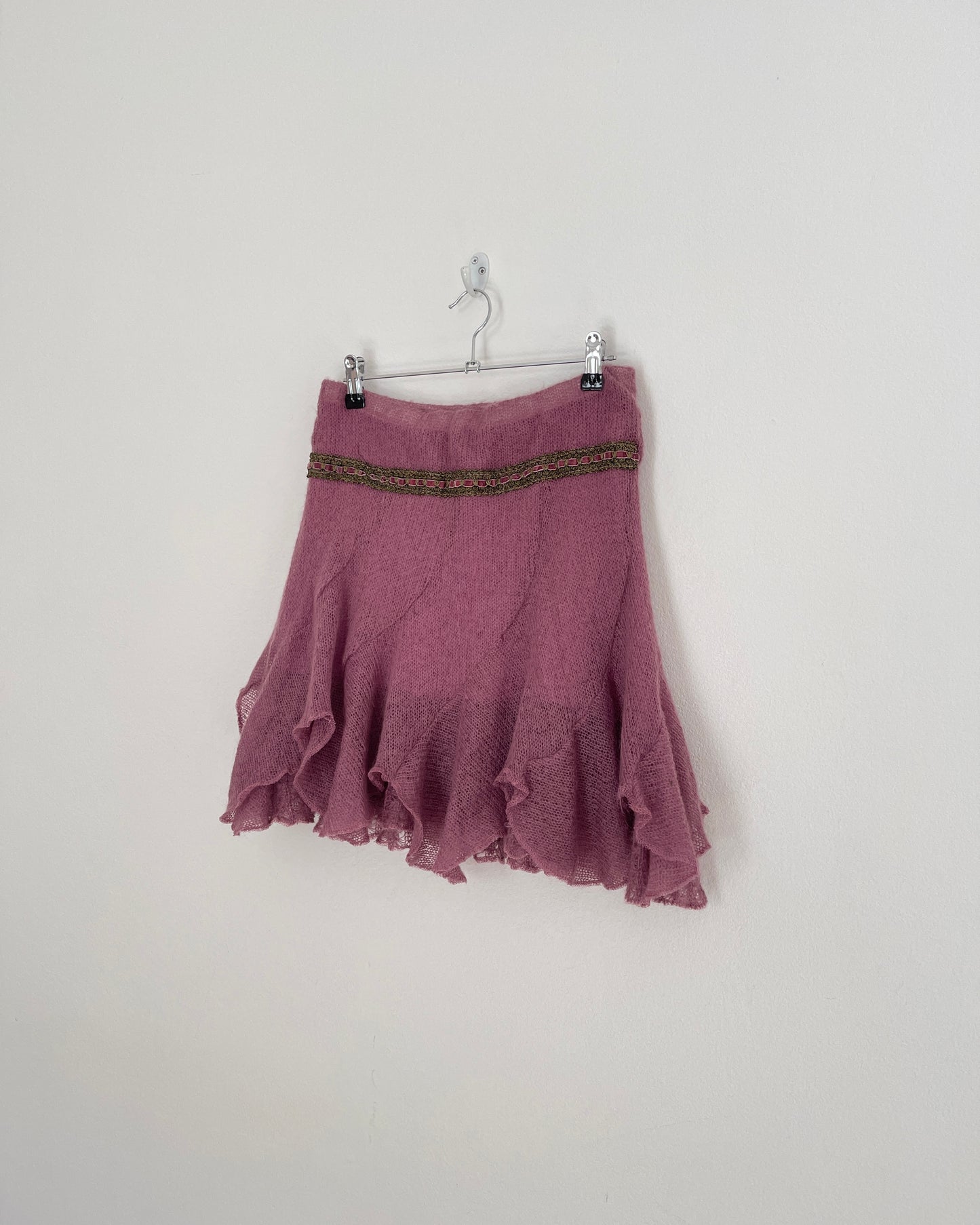 Mohair mini skirt