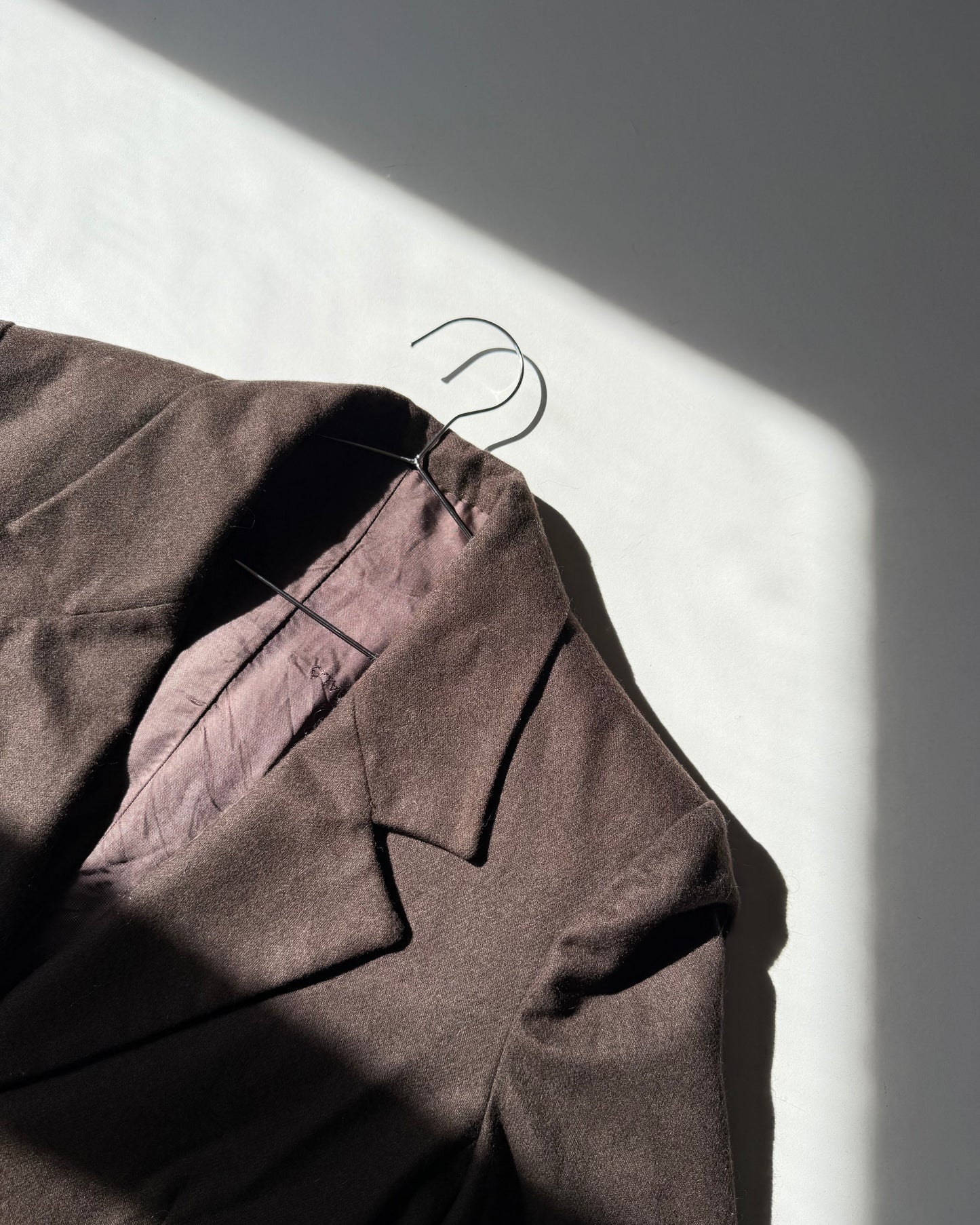 Chocolate brown blazer