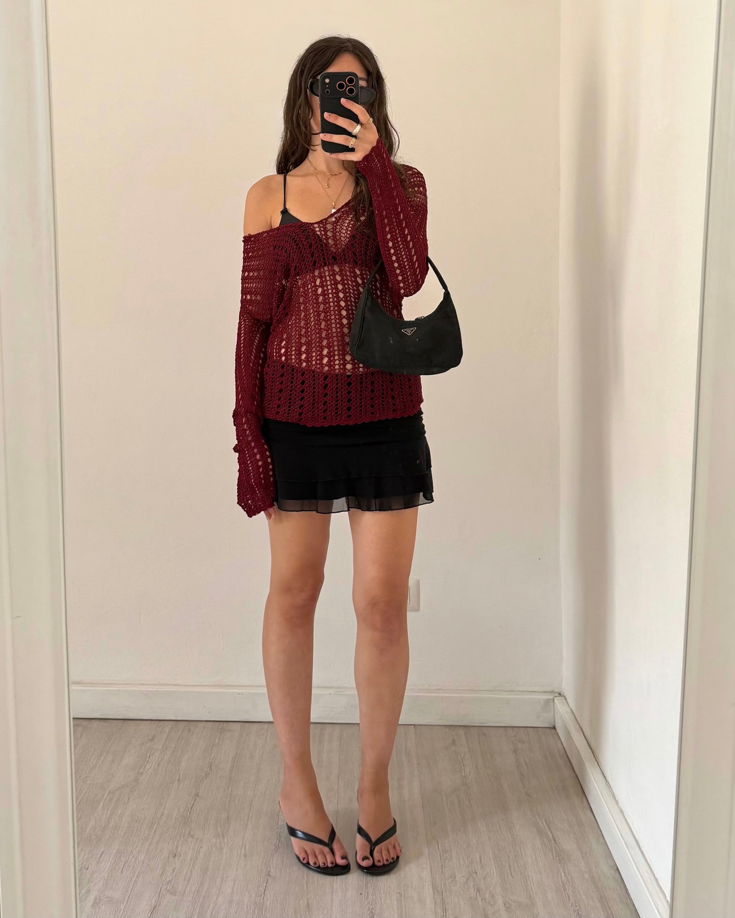 00s net long sleeves top