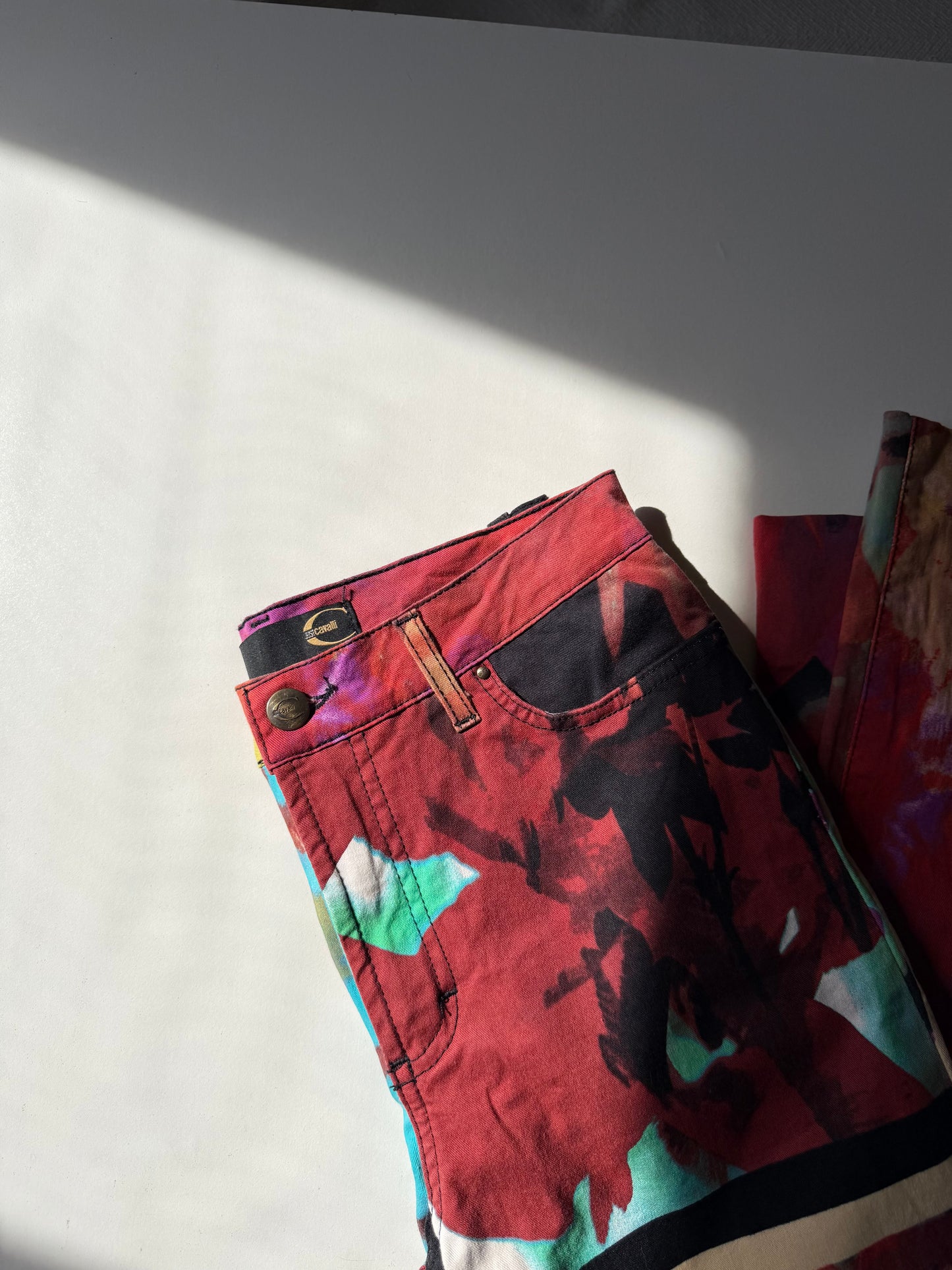 Roberto Cavalli printed jeans