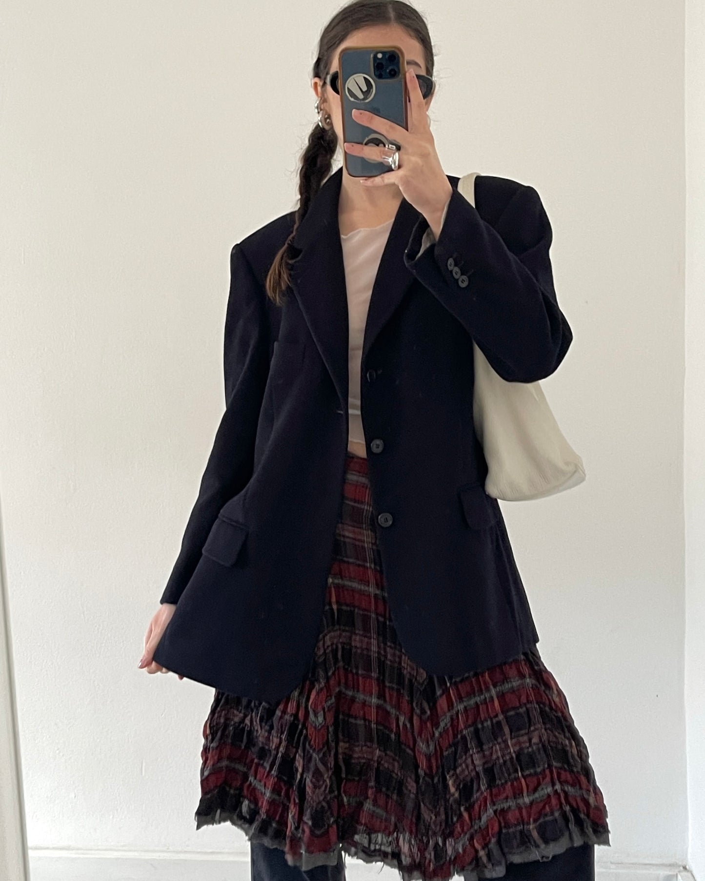 Cashmere and wool blazer