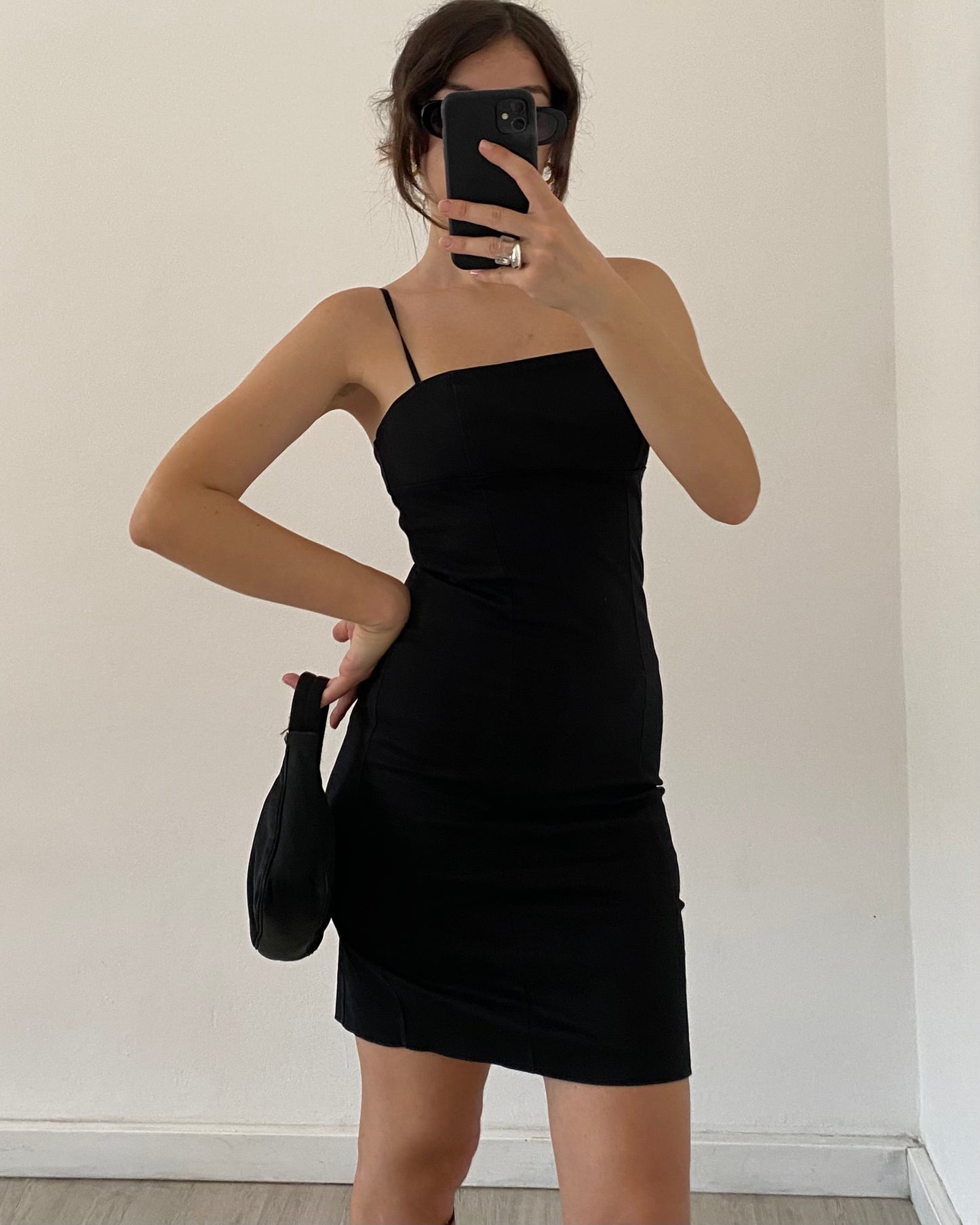 00s black tube dress