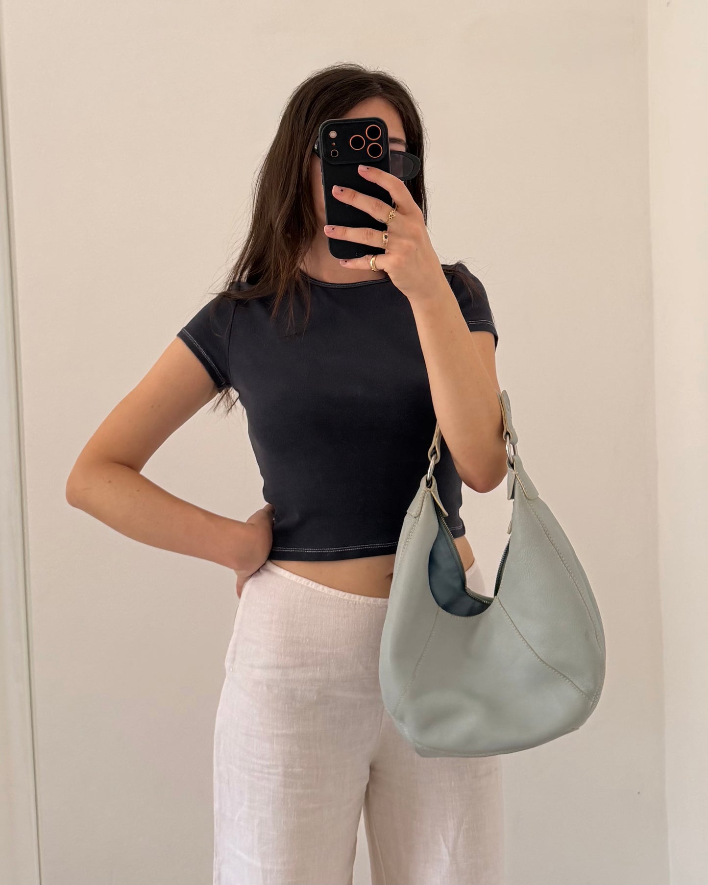 00s white linen trousers