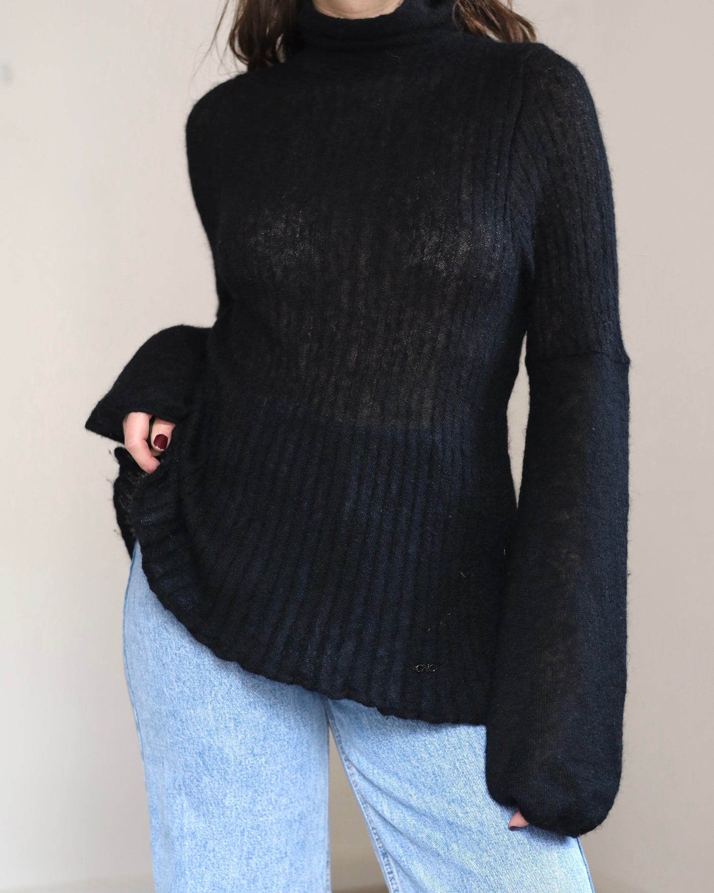 Costume National mohair knit top