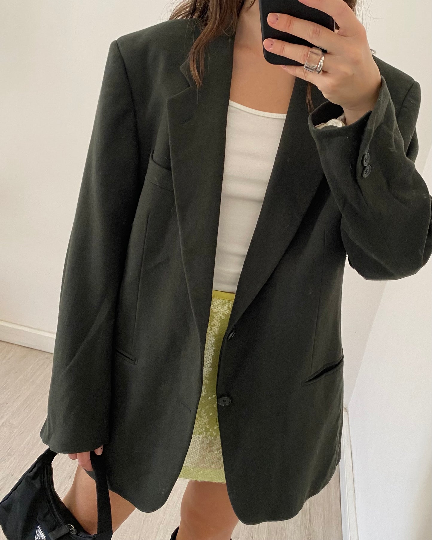 Cashmere and wool blazer