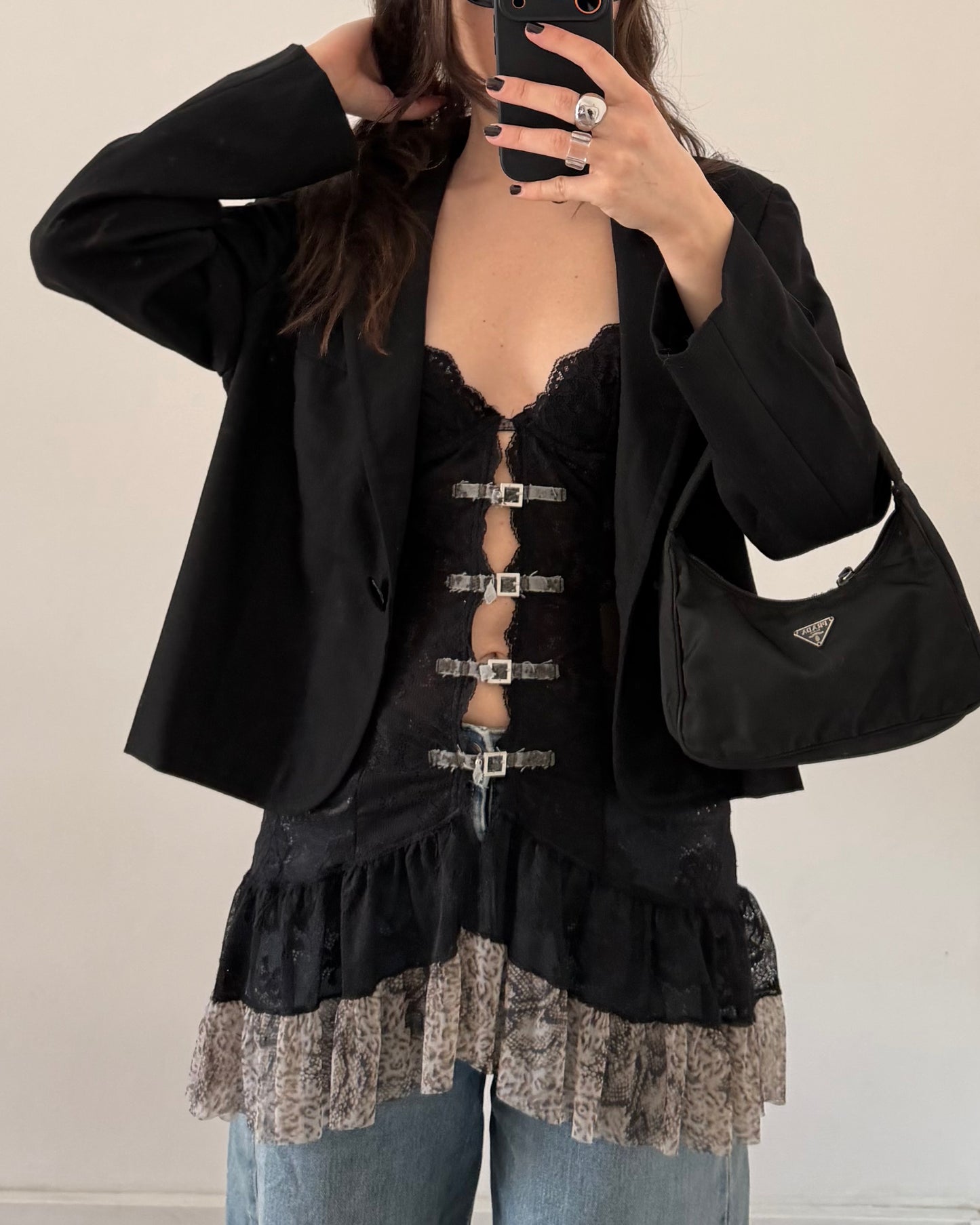Lace corset top