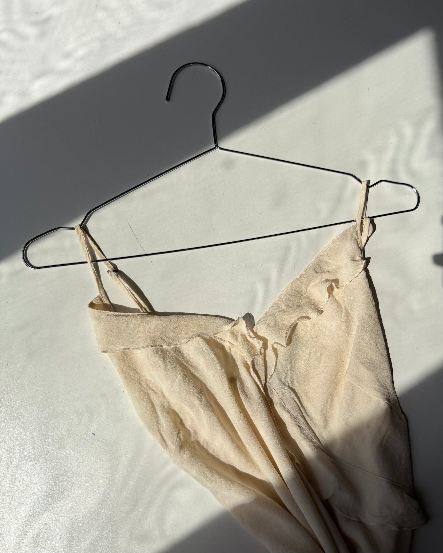 Silk midi dress