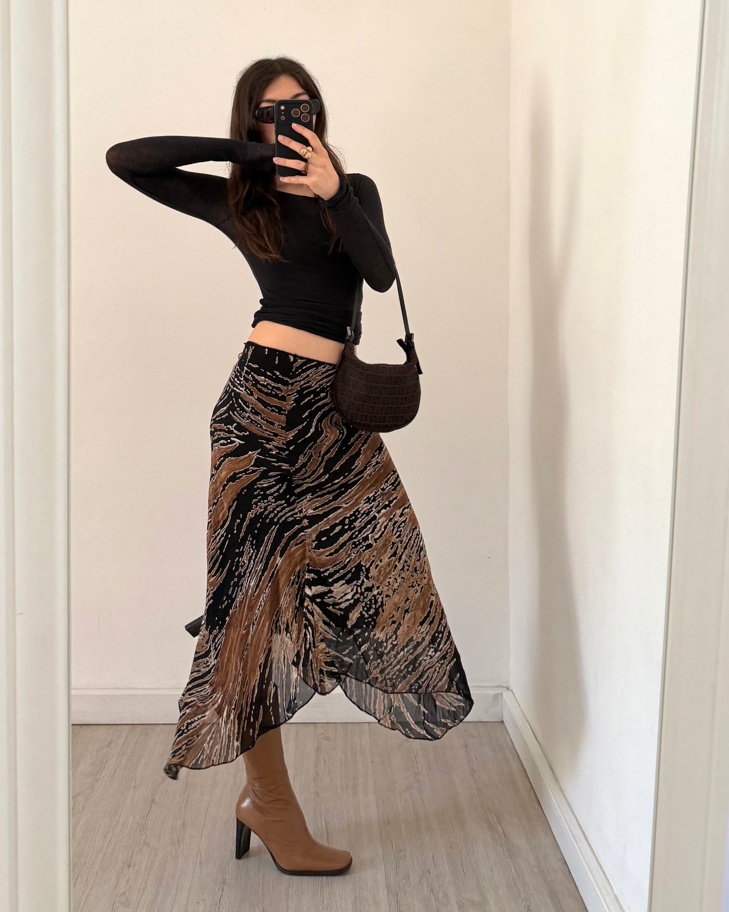 00s asymmetric skirt