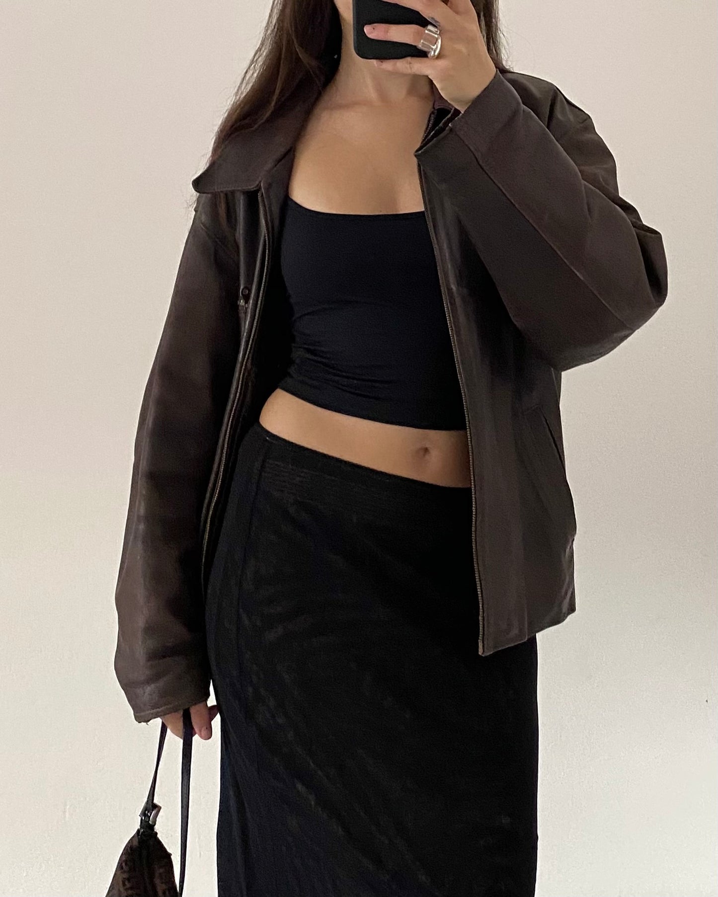 Micro mesh midi skirt