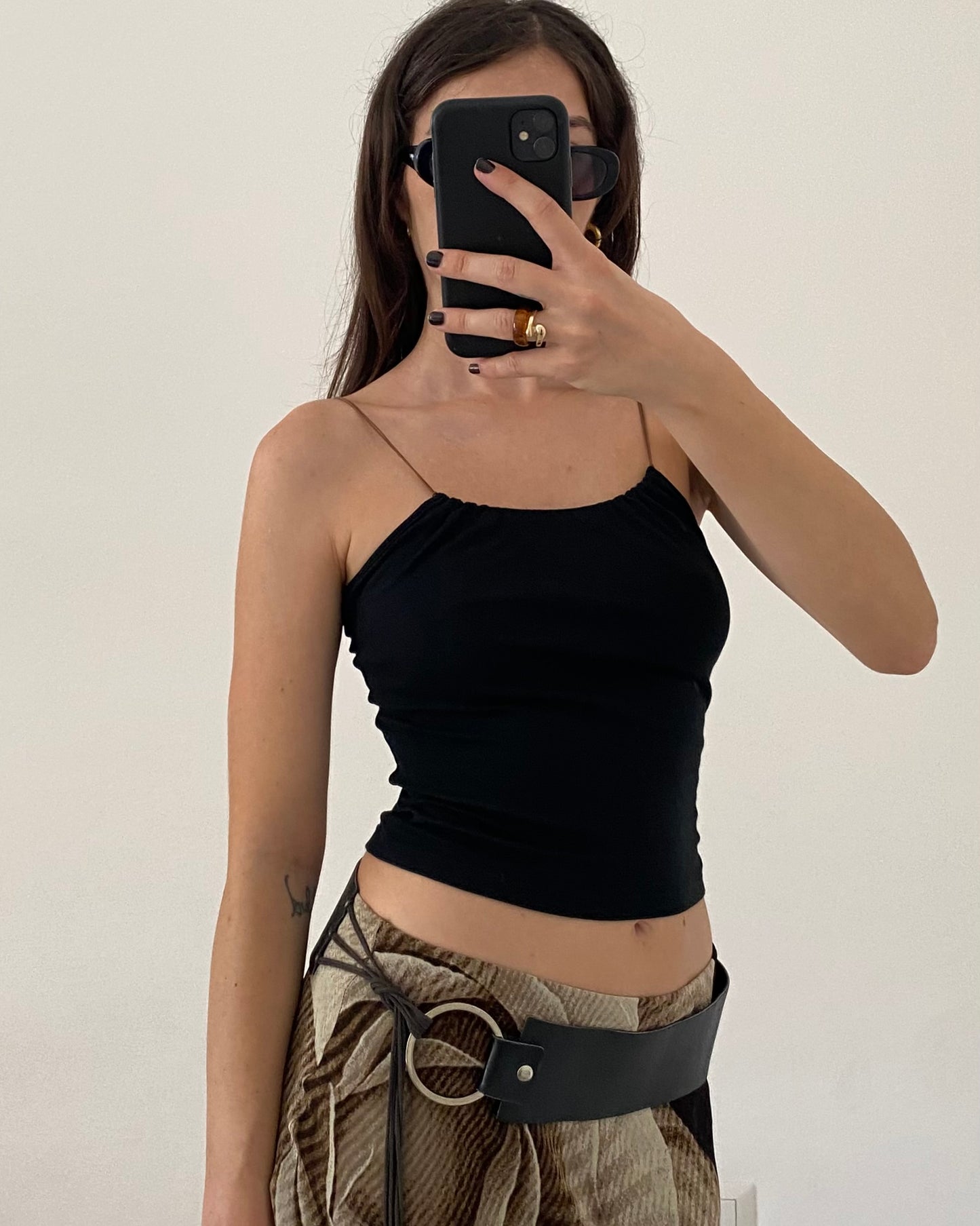 Beaded halterneck top