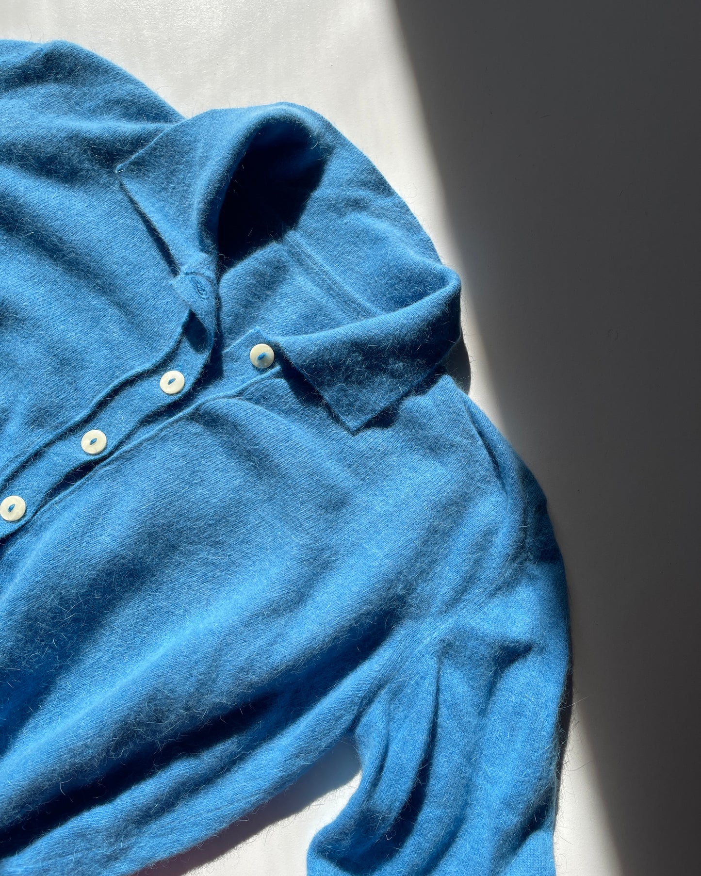 90s angora wool polo sweater