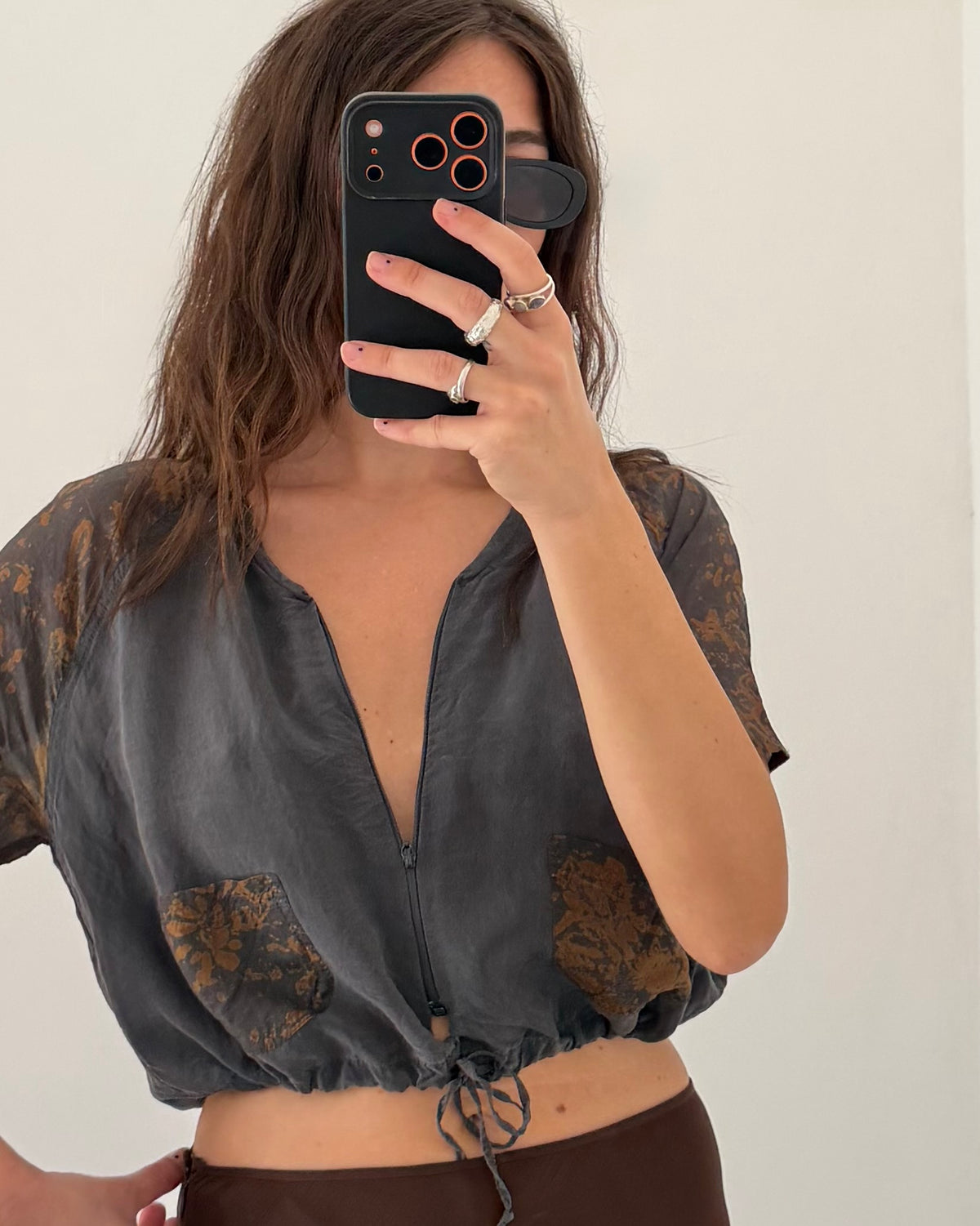 Cupro top