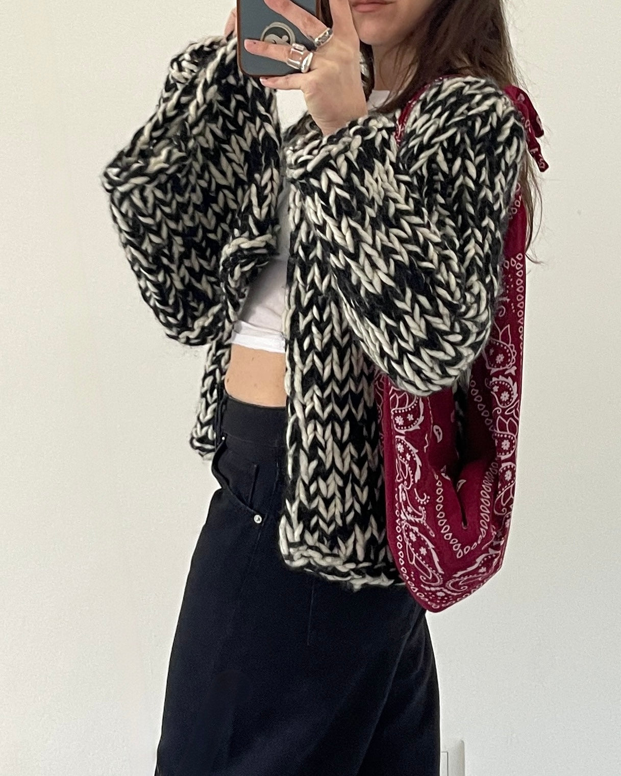 Chunky wool cardigan by Max&co