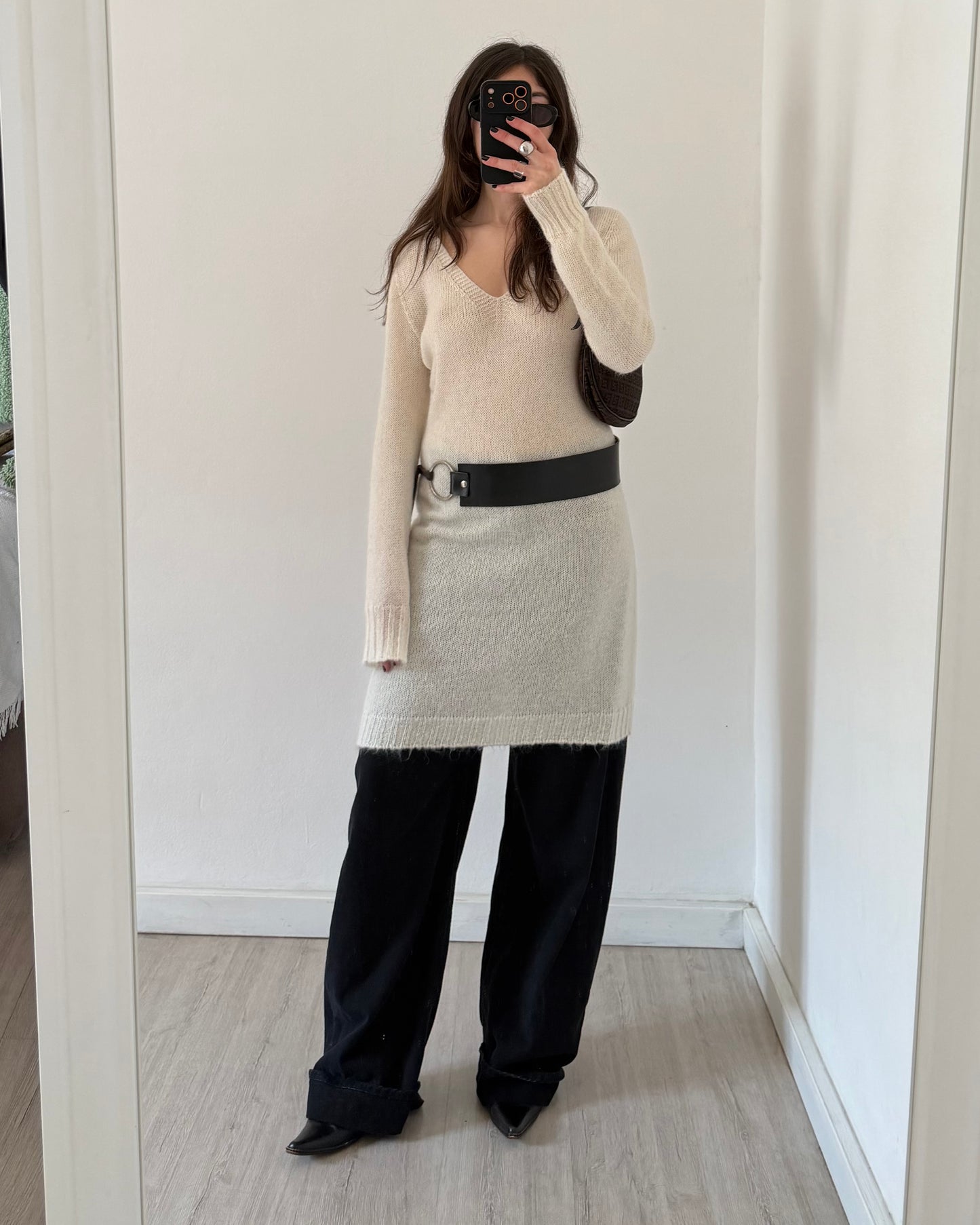Mohair knit dress