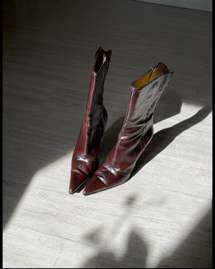 00s leather boots