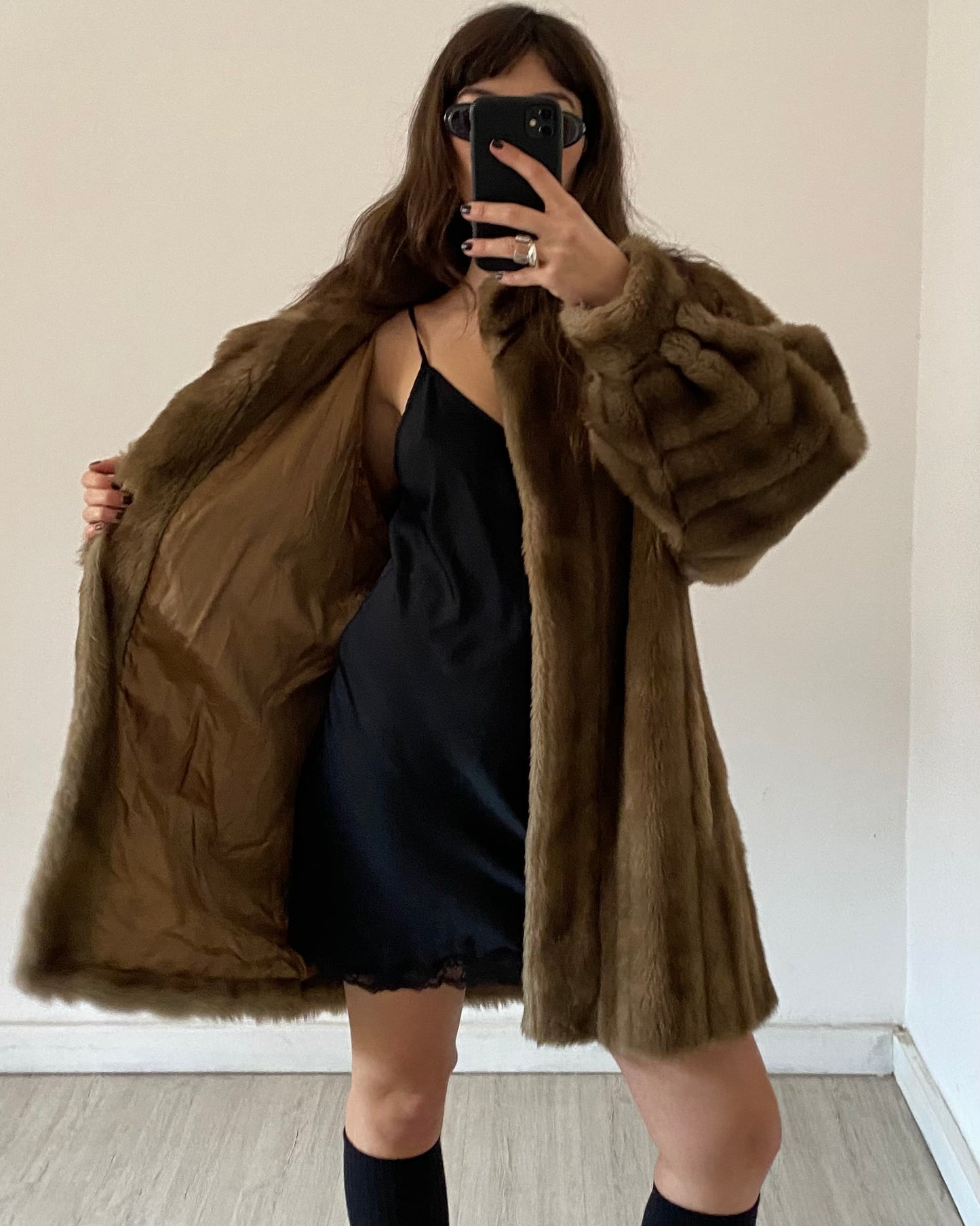 Vintage faux fur