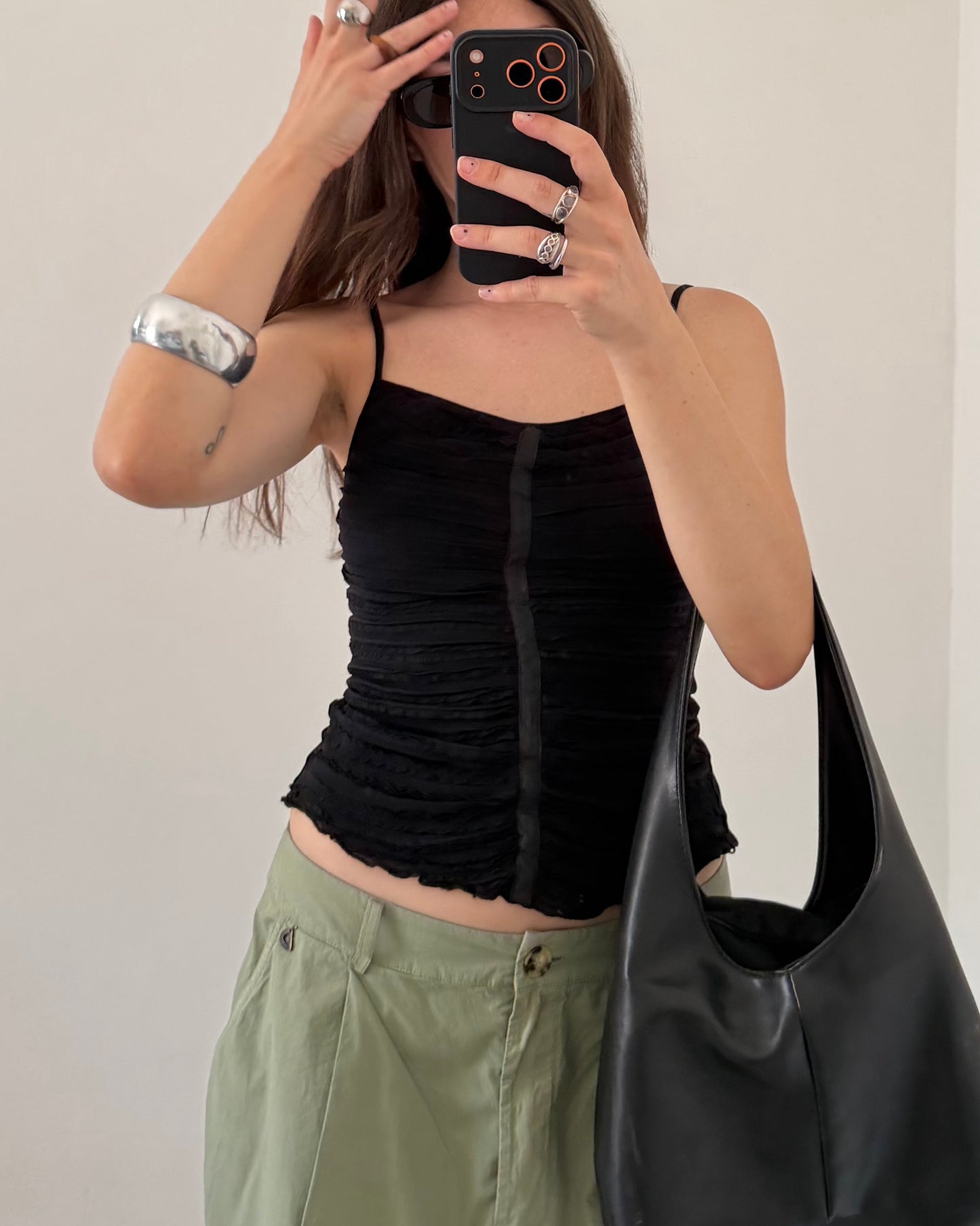 y2k ruched top