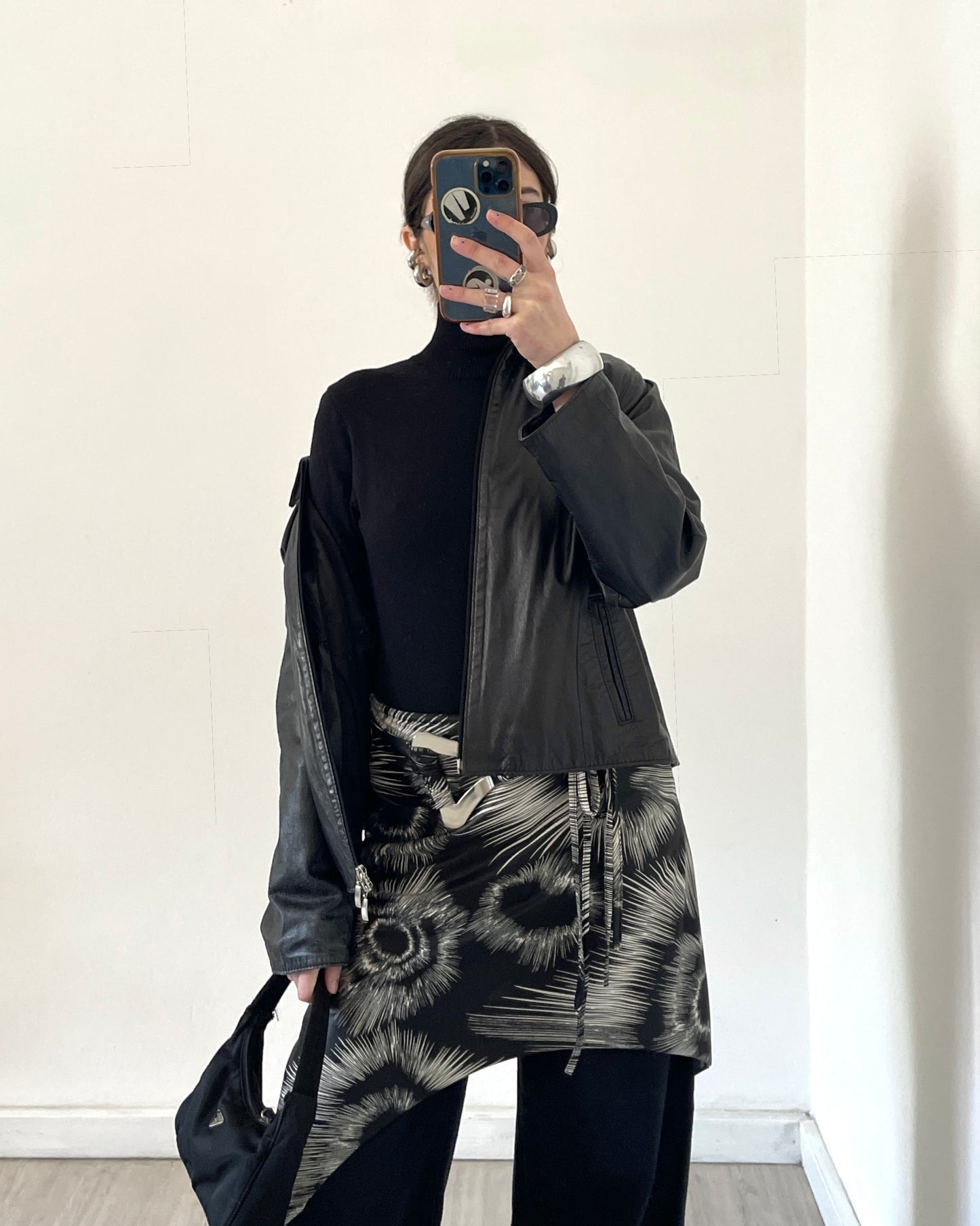 Wool turtleneck bodysuit