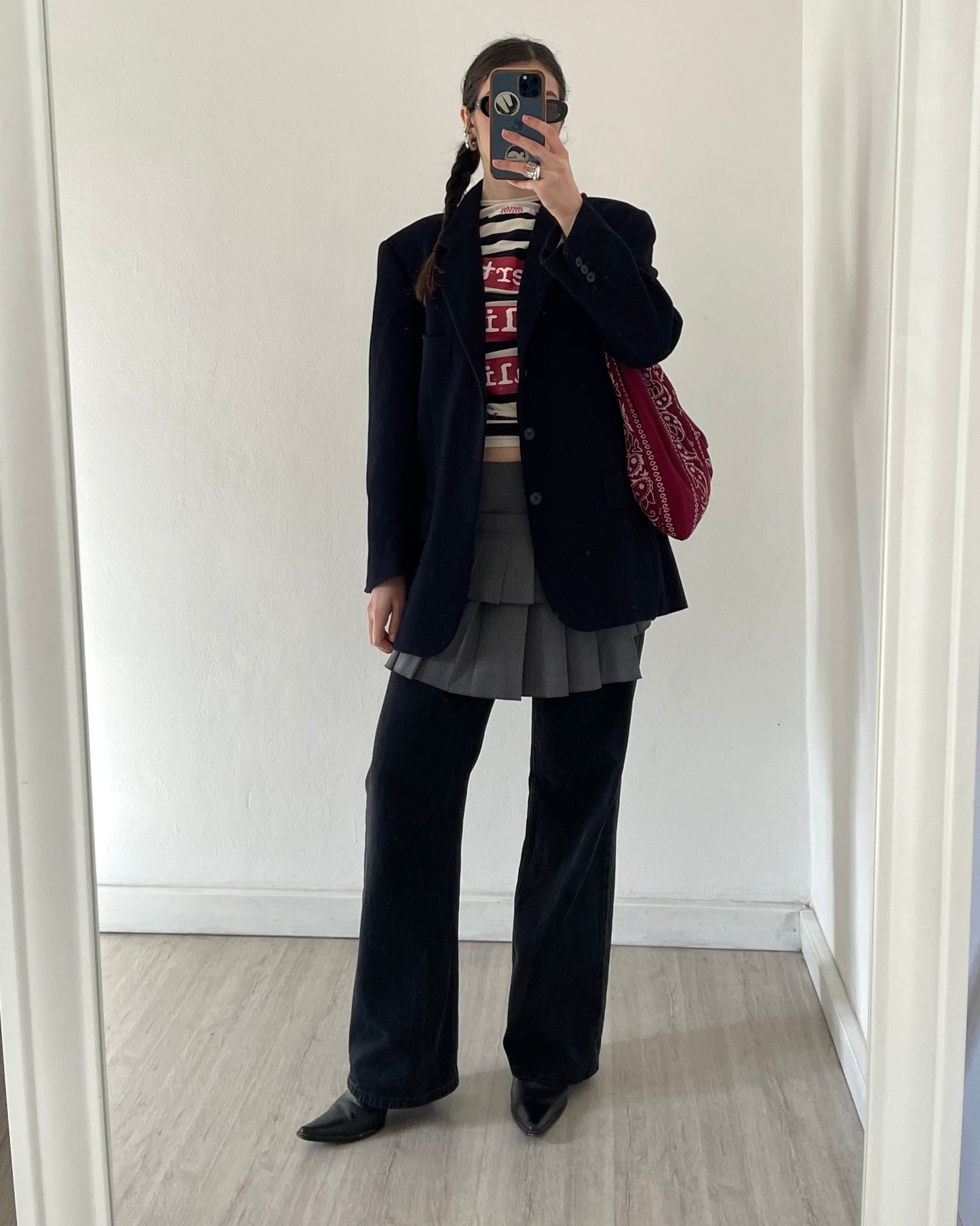 Cashmere and wool blazer