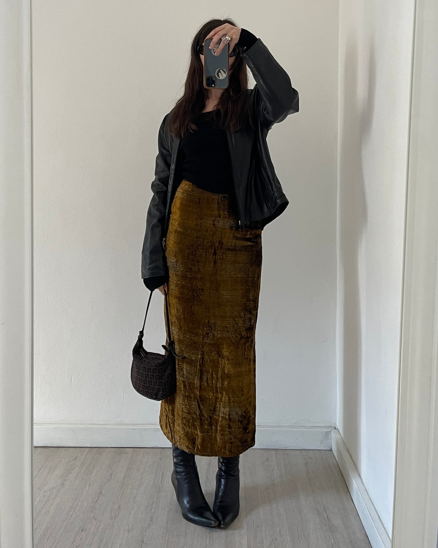 Ferrero Rocher midi skirt